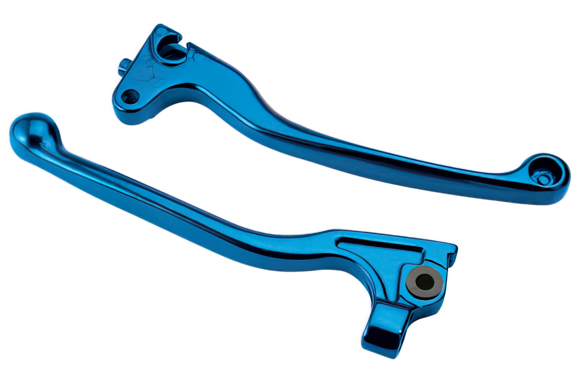 Image of Hebelset AJP Trommelbremse Speedfight / TRK blau
