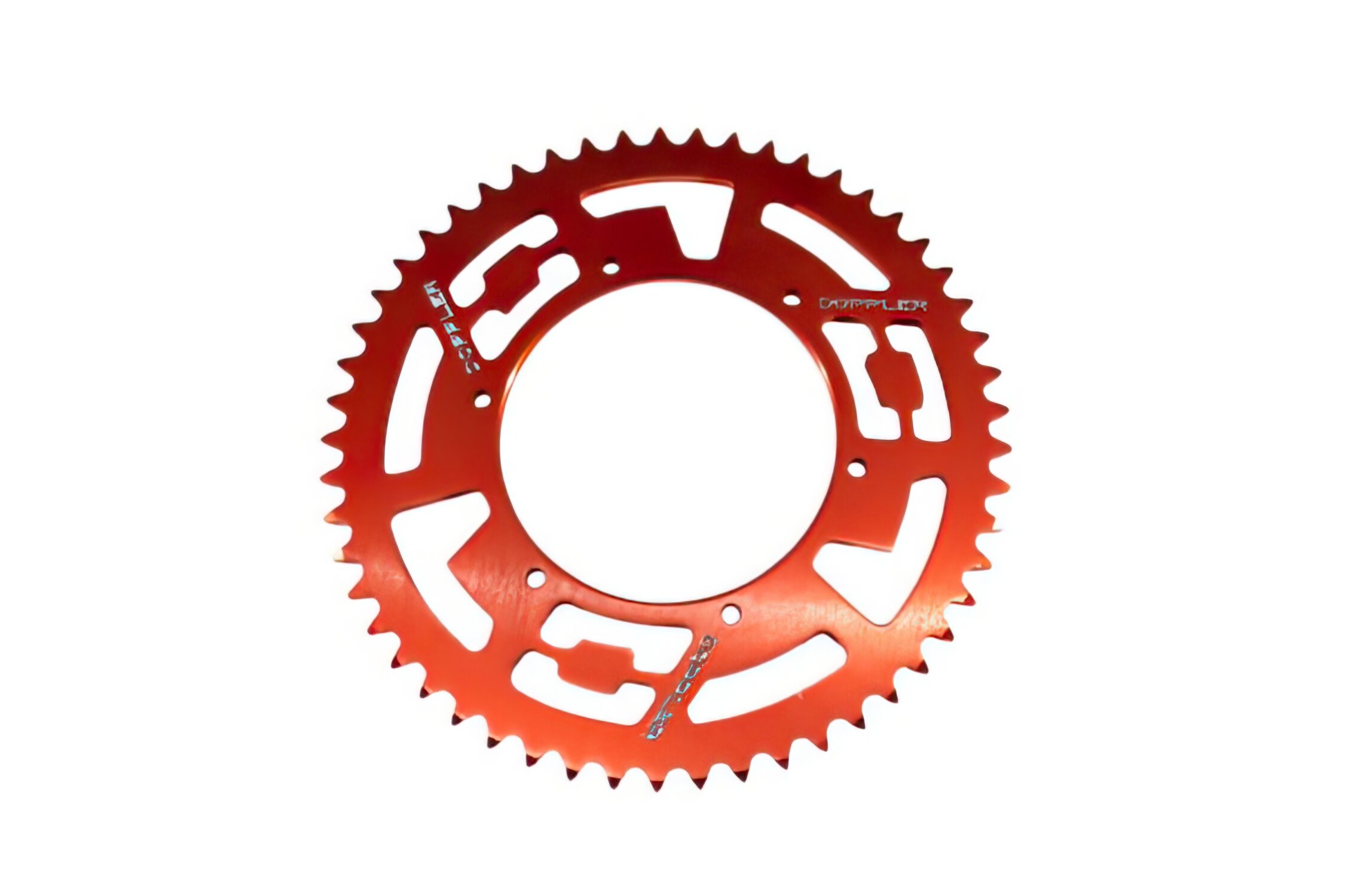 Image of Kettenrad 53 Zähne - 420 Doppler Alu CNC rot Aprilia SX 50