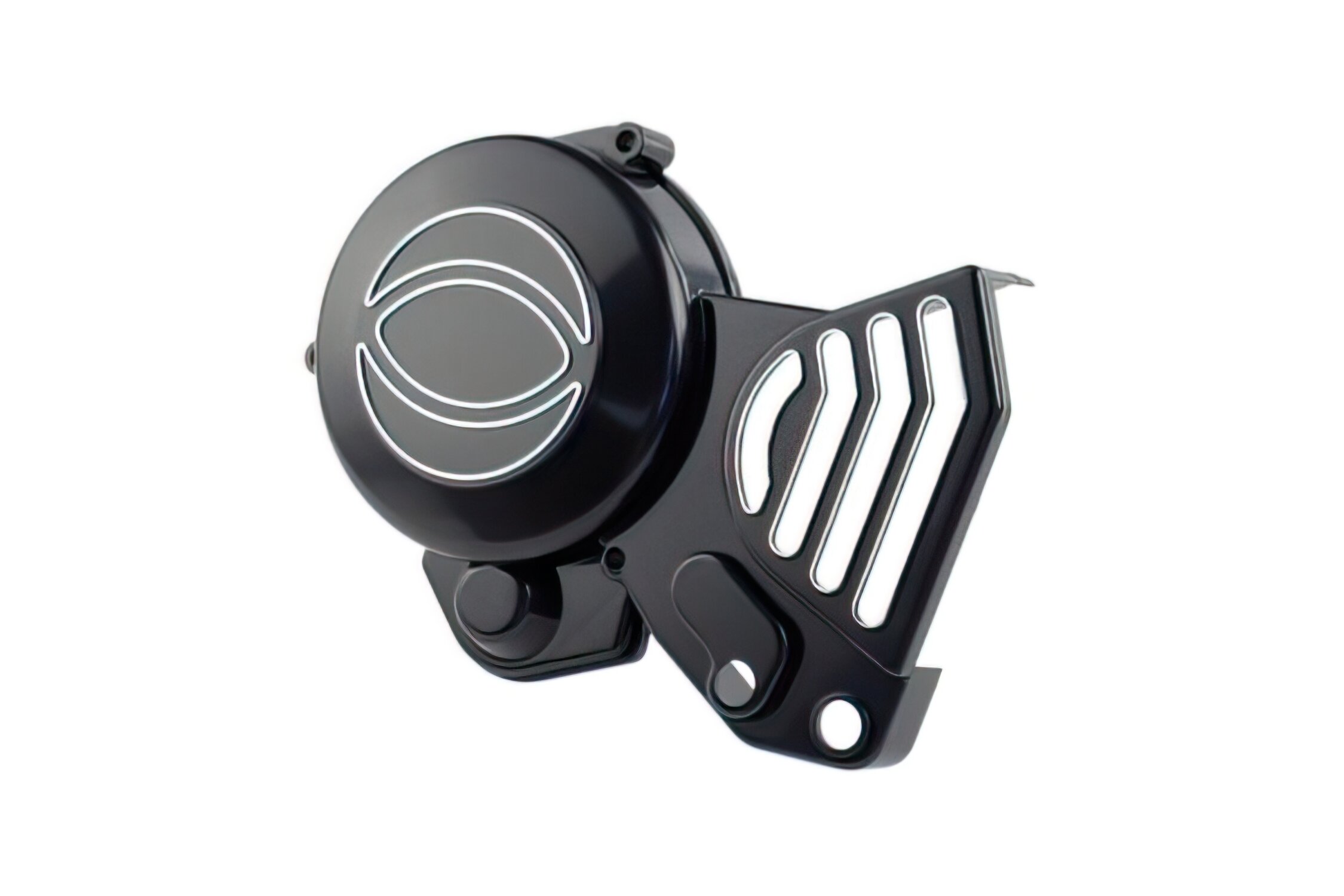 Image of Zündungsdeckel Derbi schwarz / chrom Derbi Senda Euro2