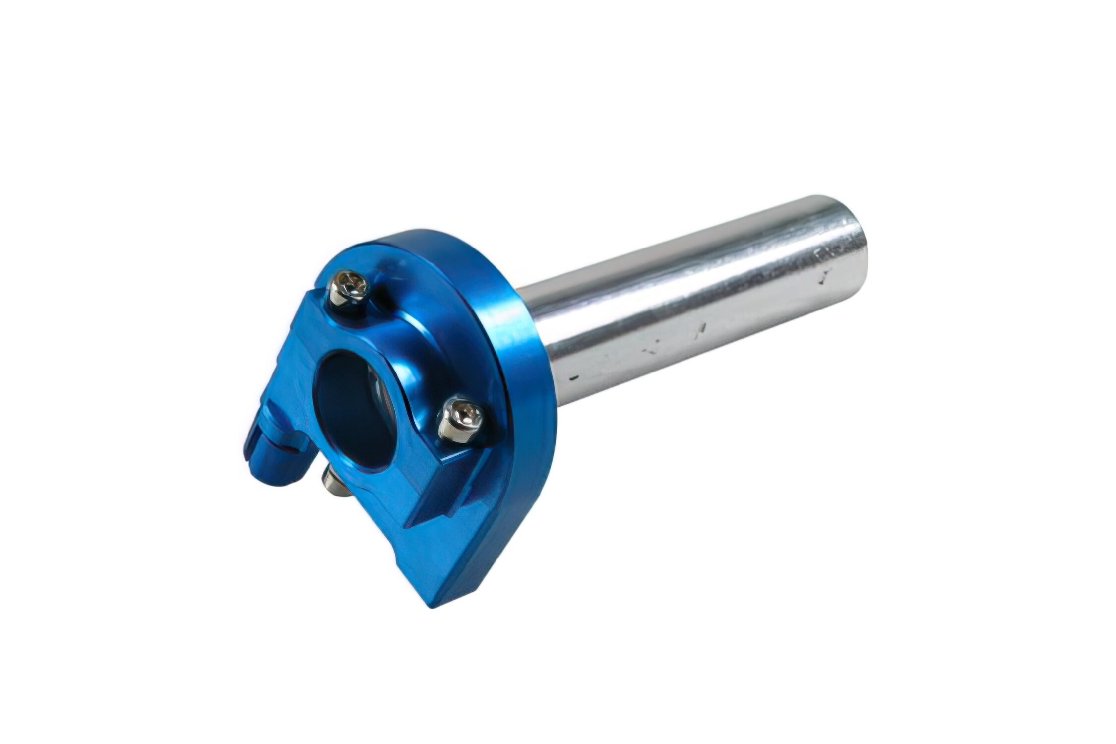 Image of Kurzhub Gasgriff CNC blau