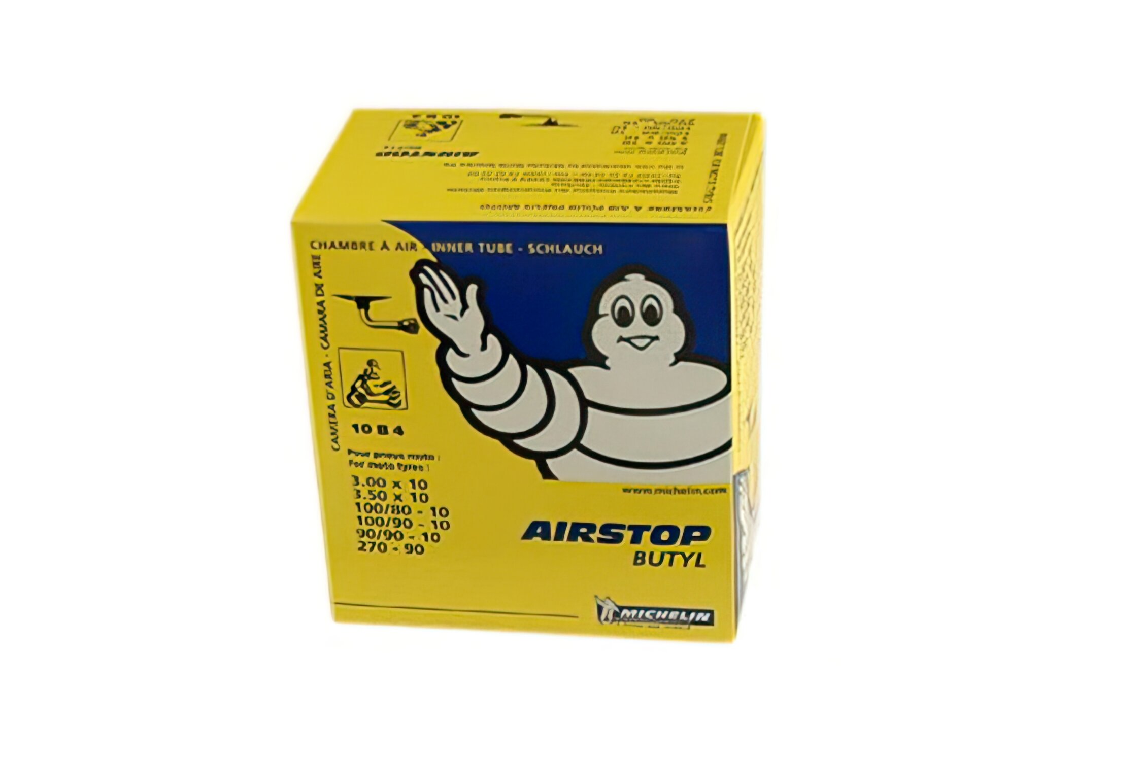 Image of Schlauch Michelin 10'' 3.00X10 - 100/80X10 - 90 Grad Ventil