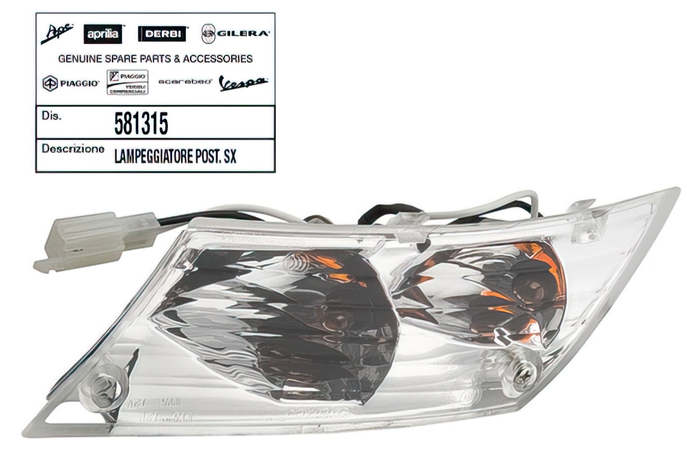 Image of Blinker hinten links - original Ersatzteil Zip nach '2006