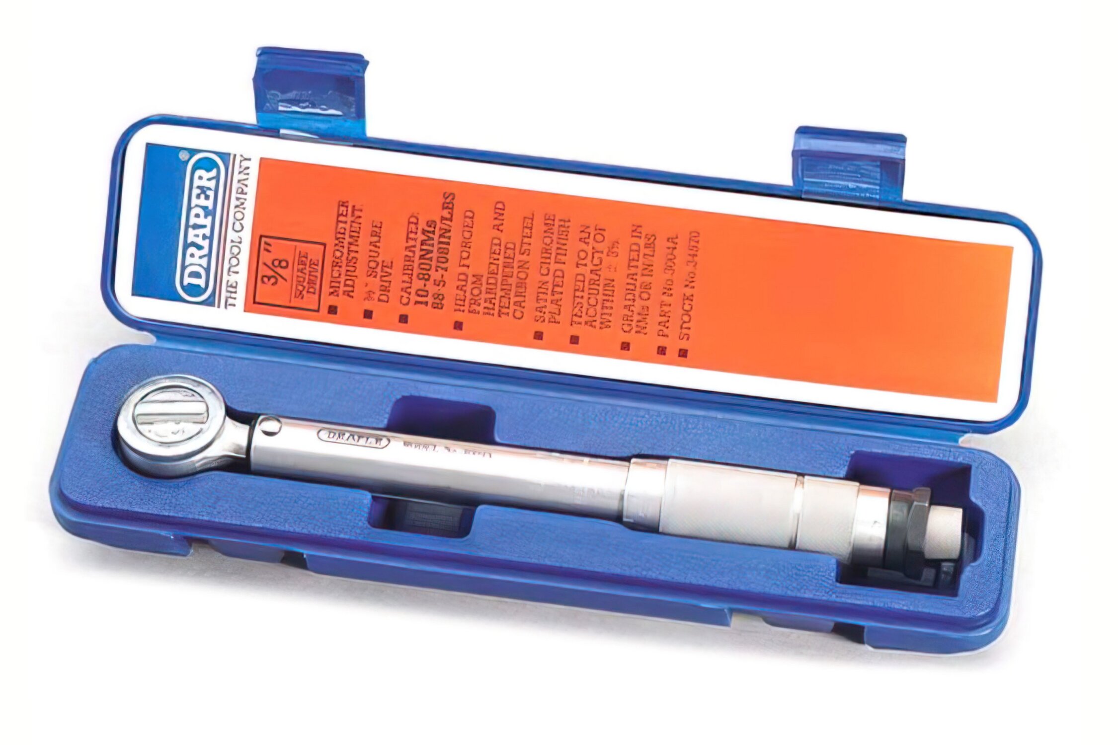 Image of Drehmomentschlüssel Draper Tools 3/8 10-80Nm