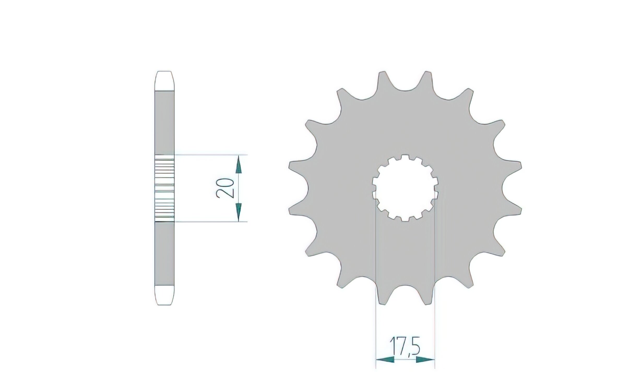 Image of Ritzel Afam 428 / 15 Zähne YZ 85