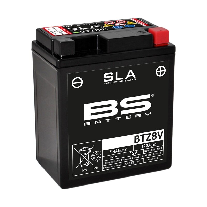 Image of Batterie SLA BS Battery BTZ8V 12V - 7Ah