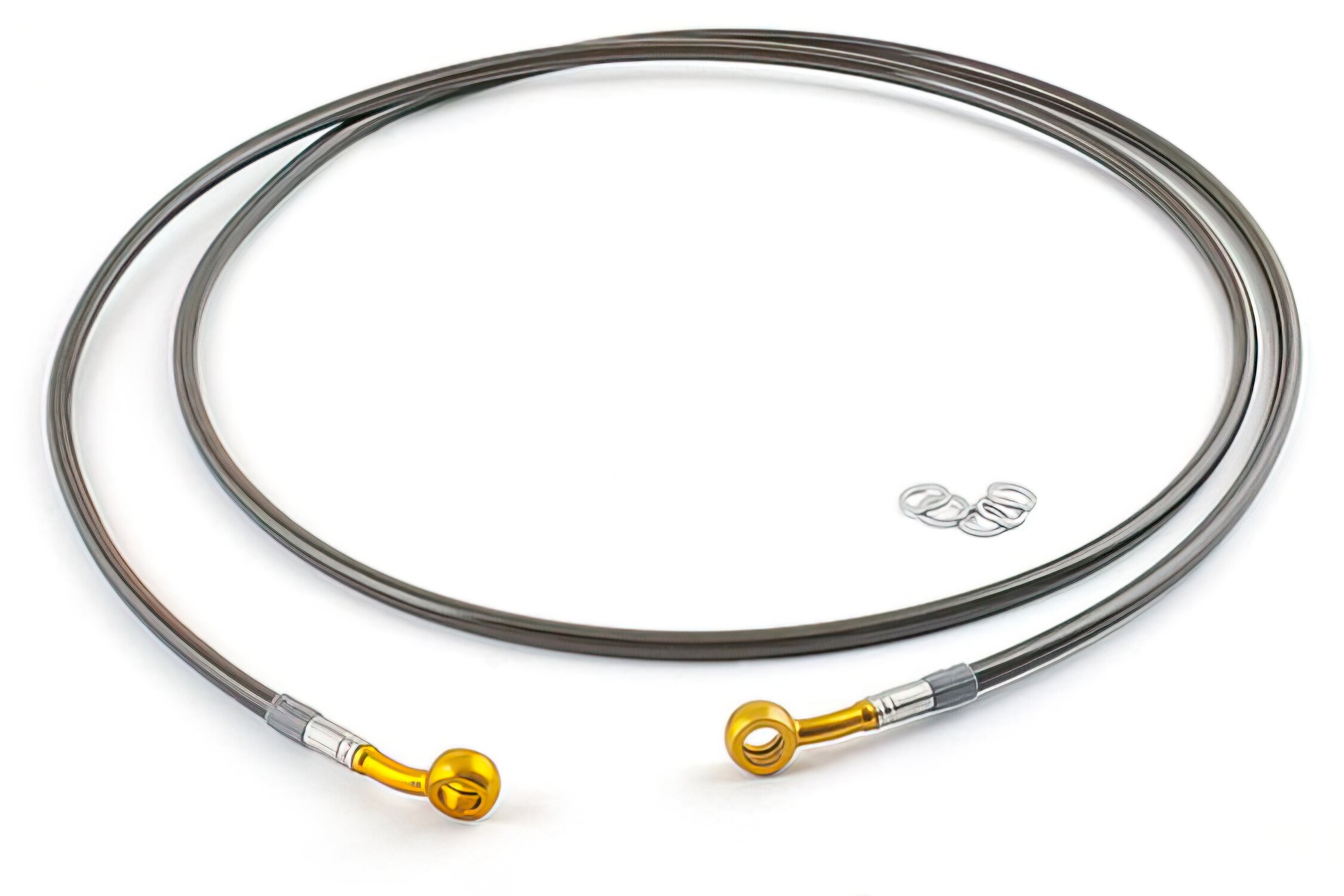 Image of Bremsleitung hinten Carbon / Banjo Gold Motacc Yamaha Aerox