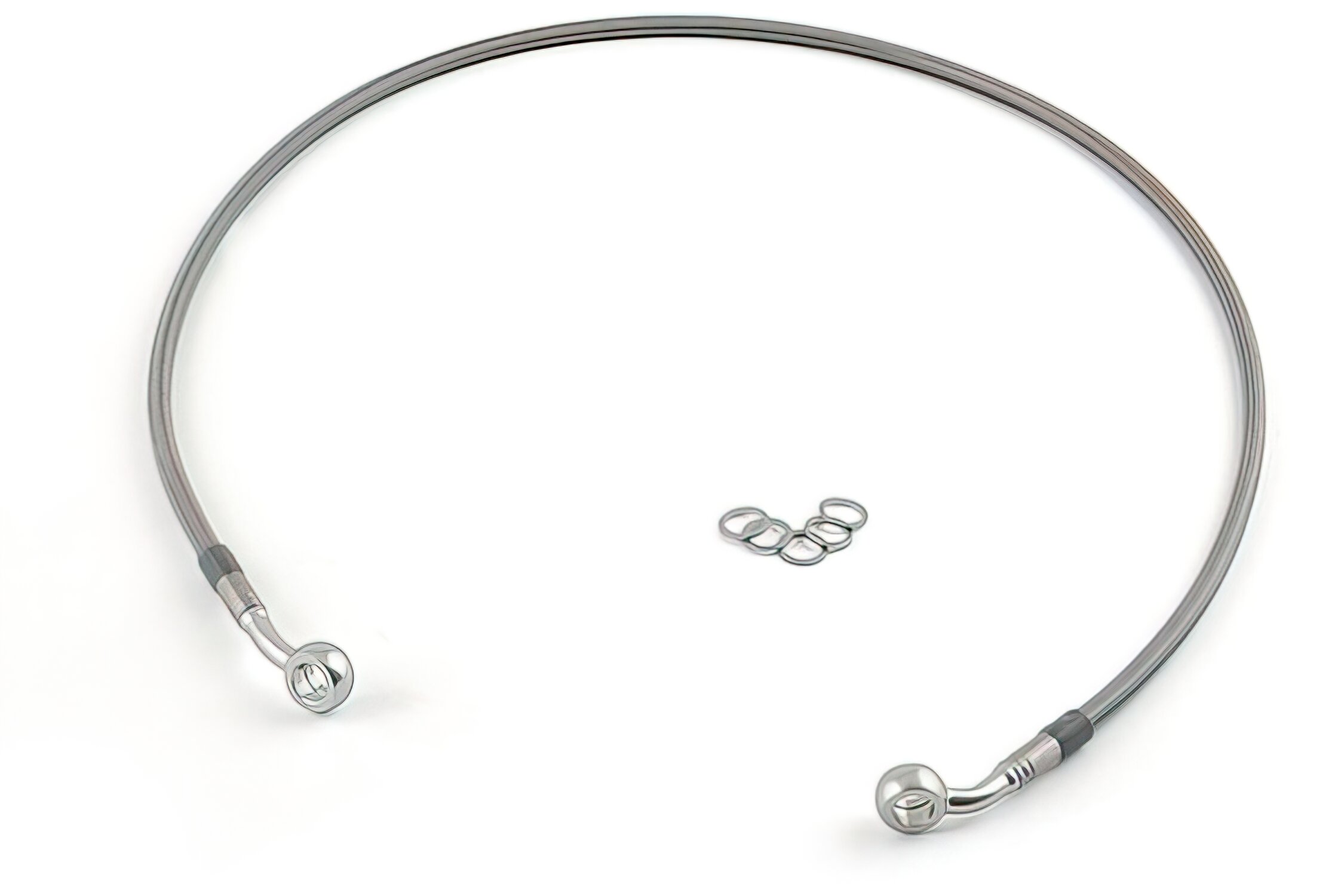 Image of Bremsleitung vorn Edelstahl Motacc Yamaha Tmax 500cc ab 2007
