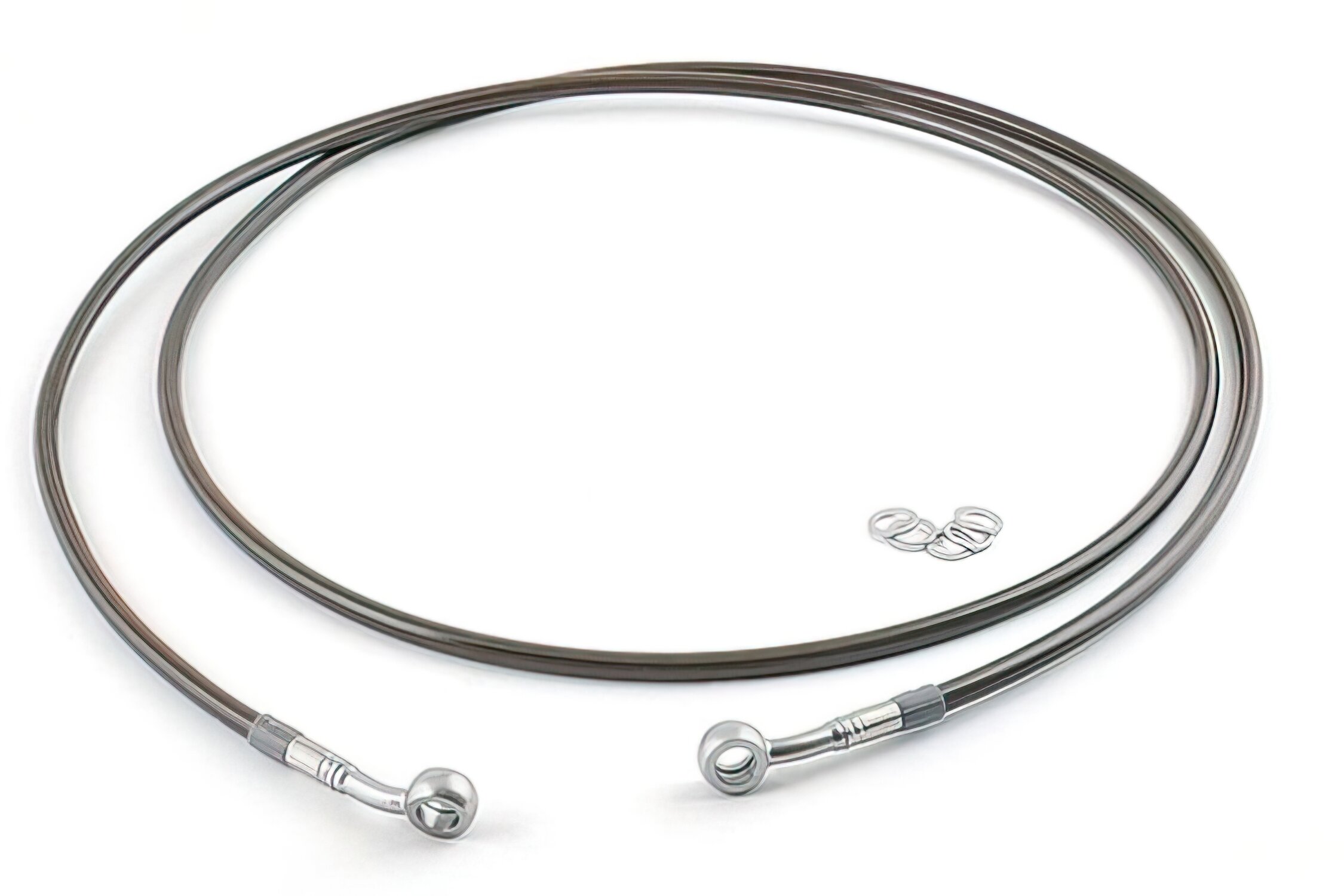 Image of Bremsleitung hinten Carbon / fitting Alu Motacc Yamaha Aerox