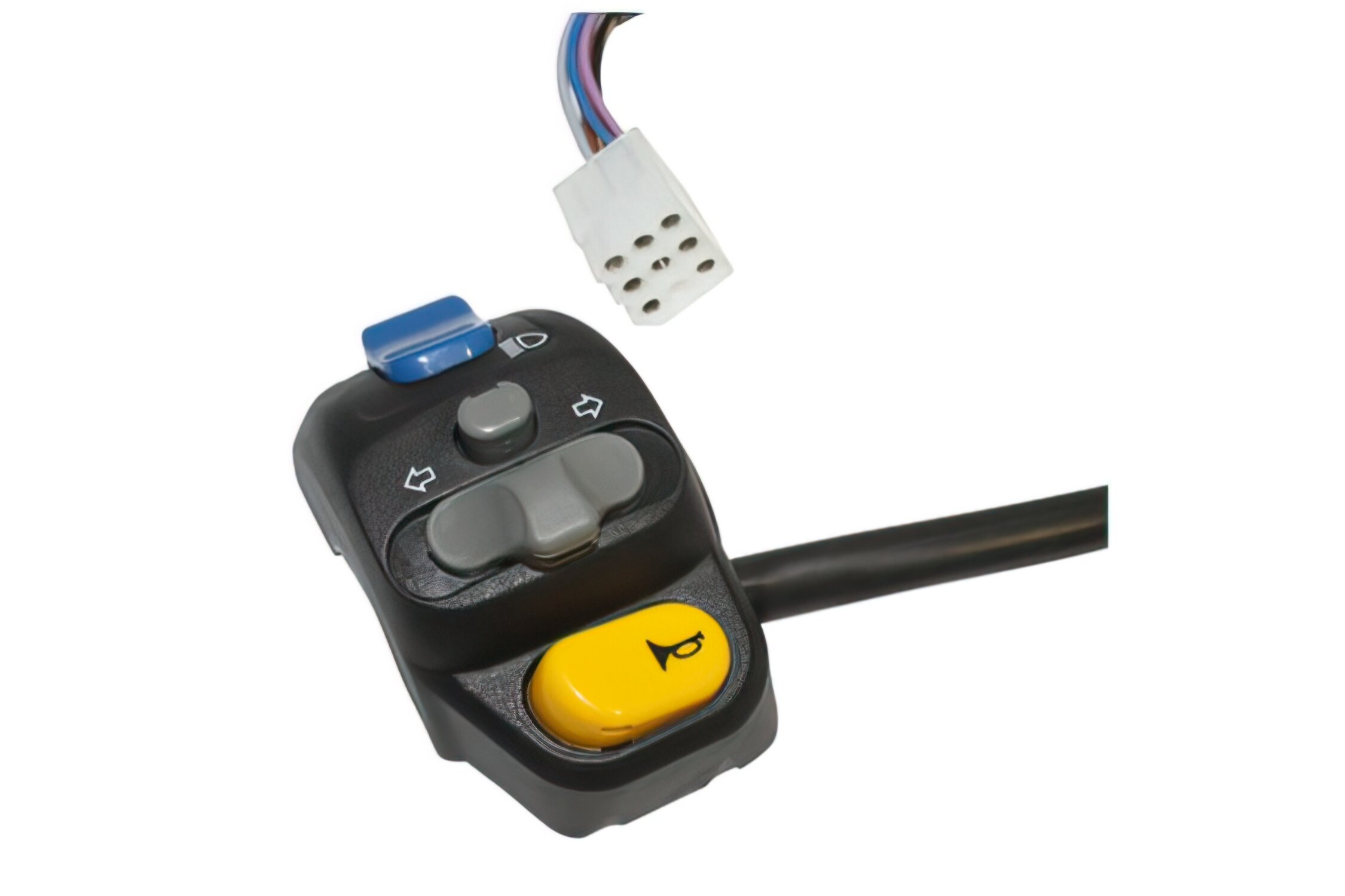 Image of Schalter links Domino Typ 2A - 9 Pins Peugeot / Rieju