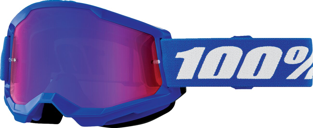 Image of Crossbrille Kinder 100% Strata 2 blau rot/blau verspiegelt
