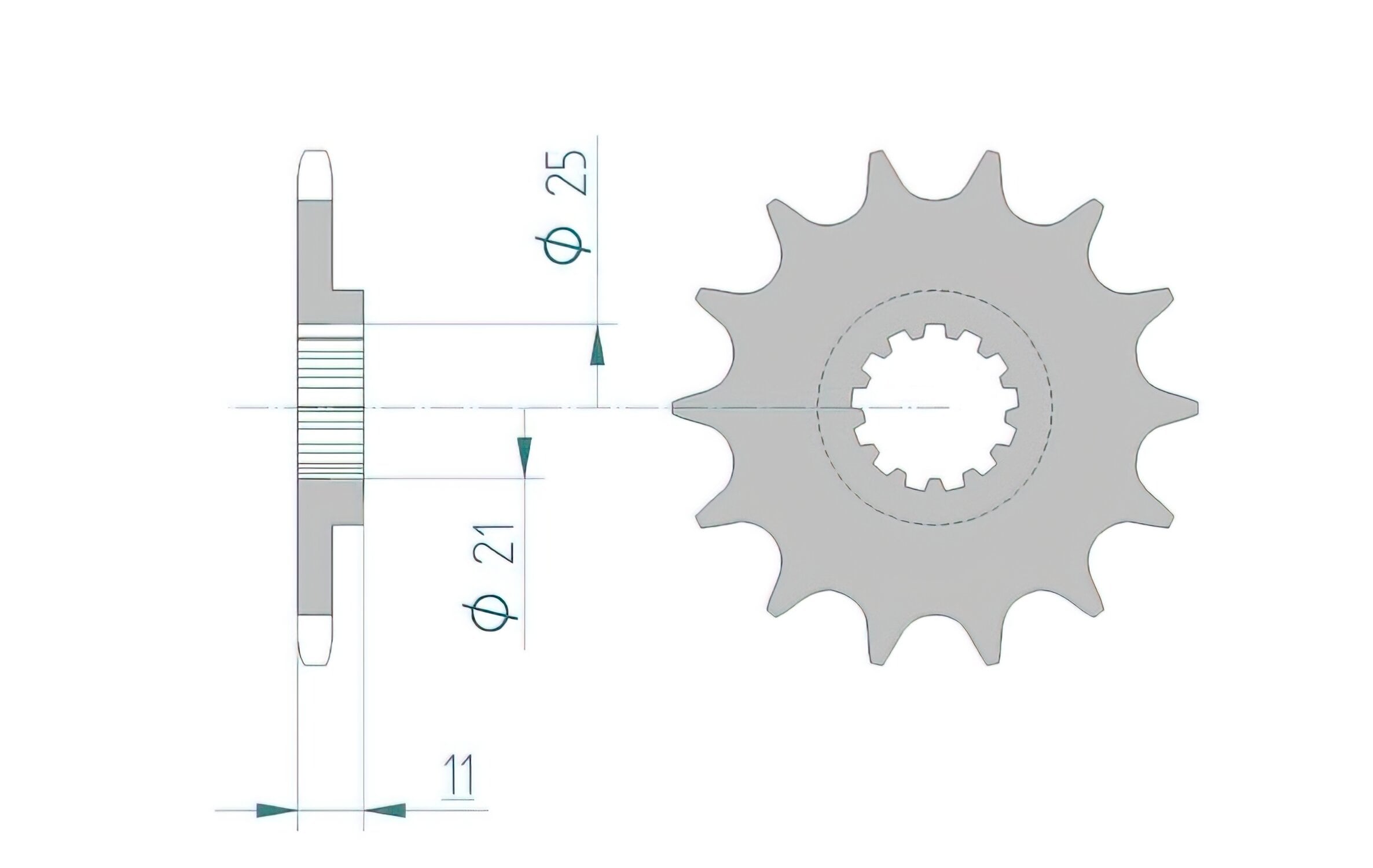 Image of Ritzel Afam 12 Zähne Husqvarna TC / TE 250 - 450