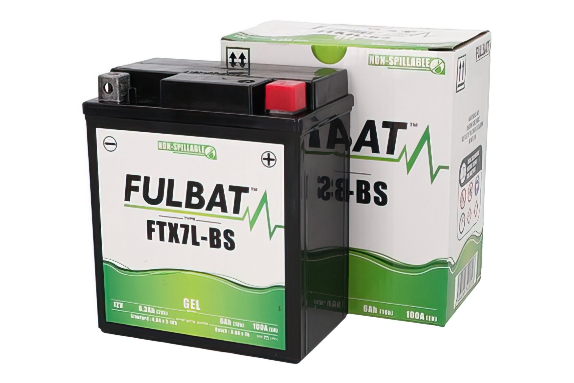 Image of Batterie Gel Fulbat FTX7L-BS 12V - 6Ah