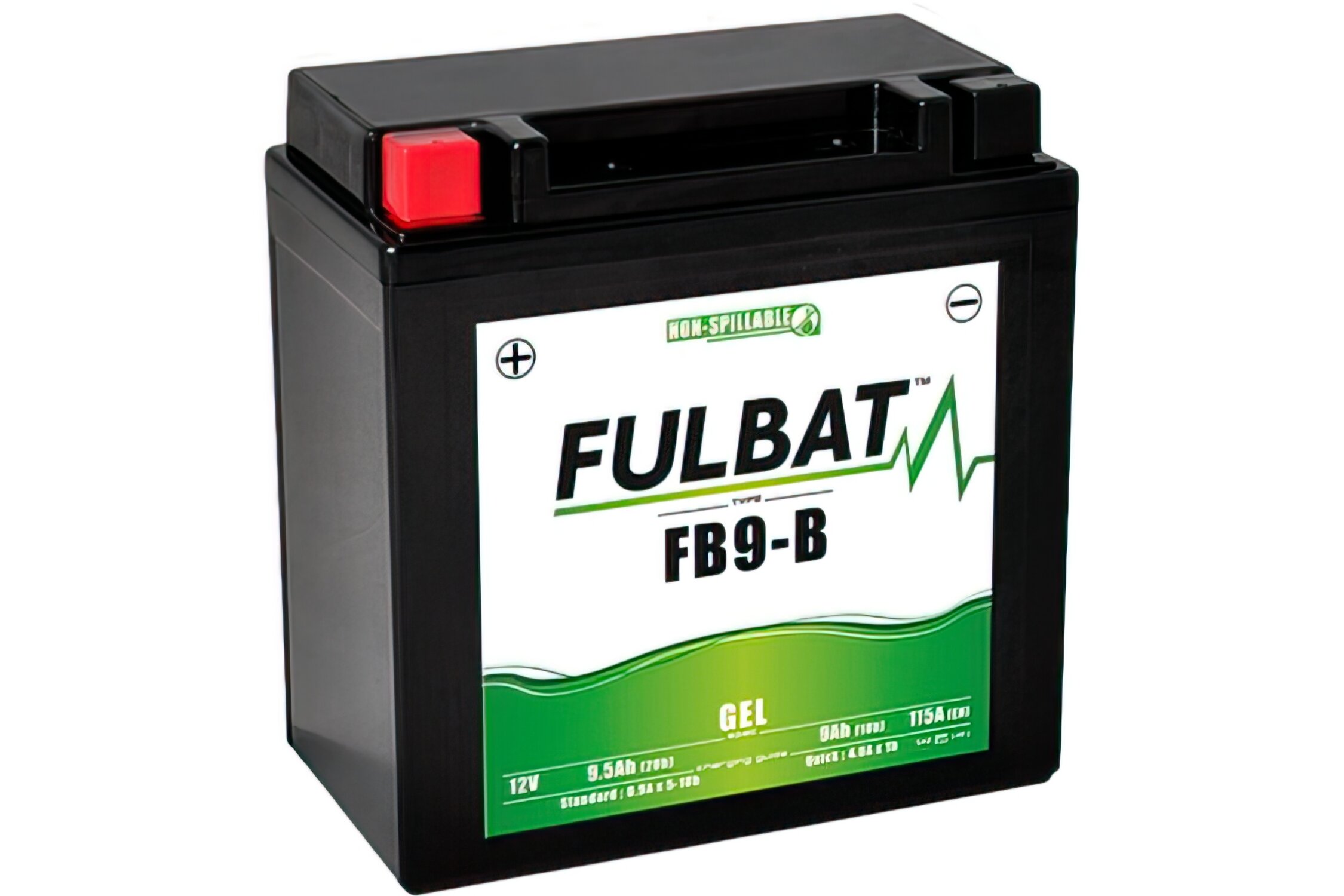 Image of Batterie Gel Fulbat FB9-B 12V - 9Ah