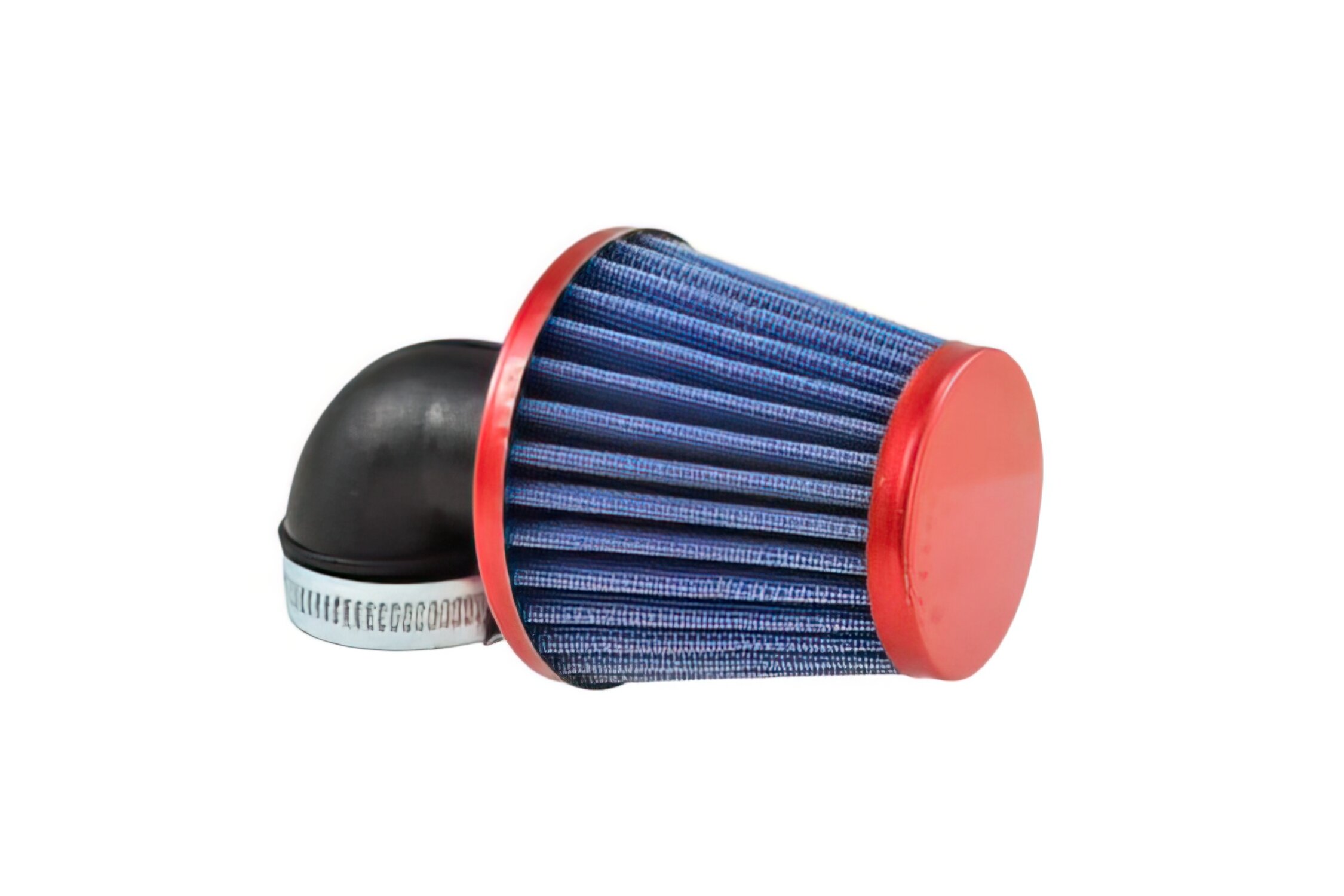Image of Luftfilter Typ KN AW 28/35mm PHVA/PHBN 90° blau / rot