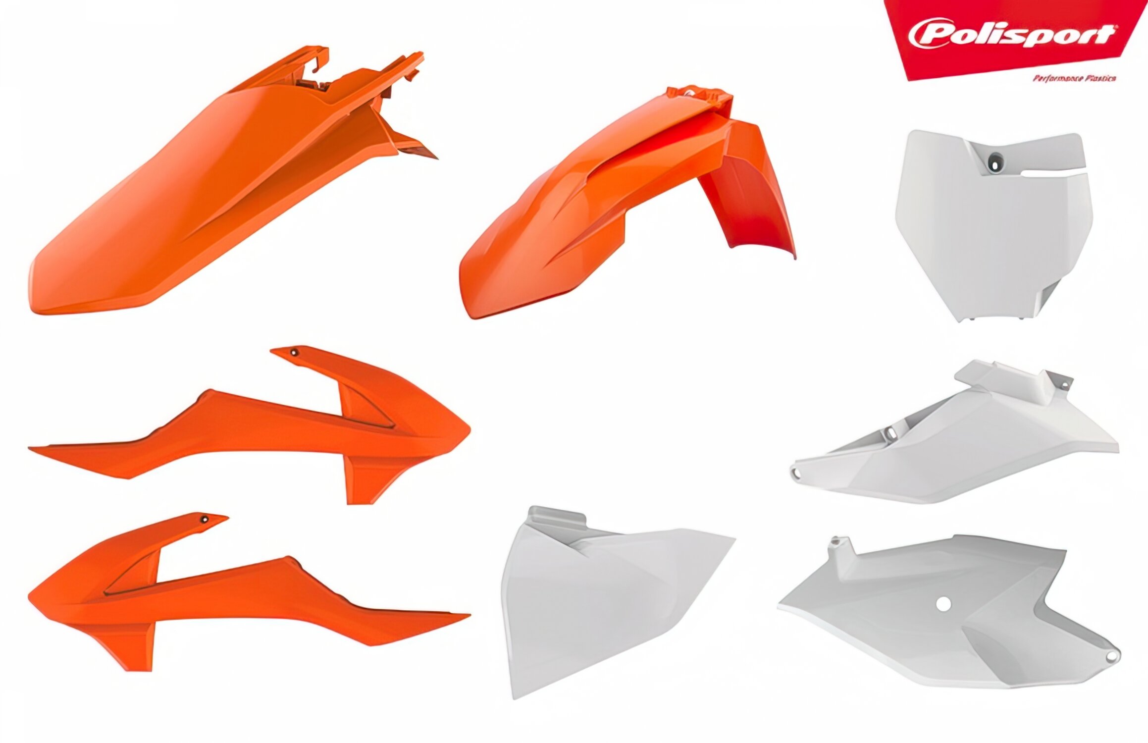 Image of Verkleidungskit Polisport KTM SX 85 ab 2018 orange / weiss