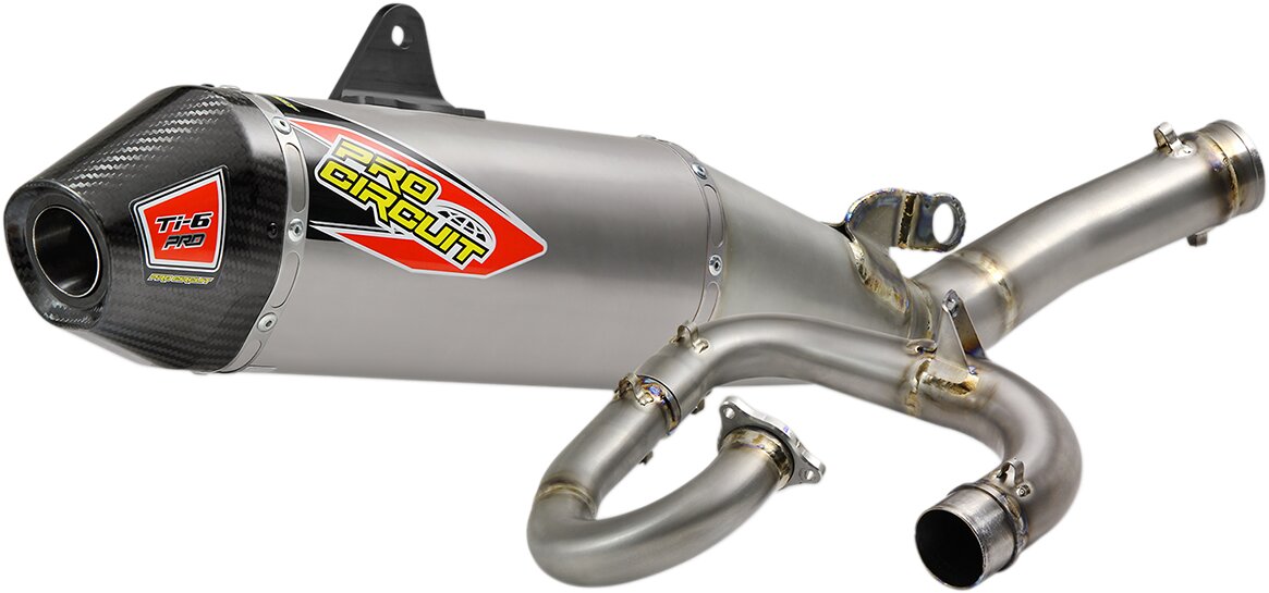 Image of Komplettanlage Yamaha YZF 450 Pro Circuit Ti-6 Pro Titanium / Carbon 2023