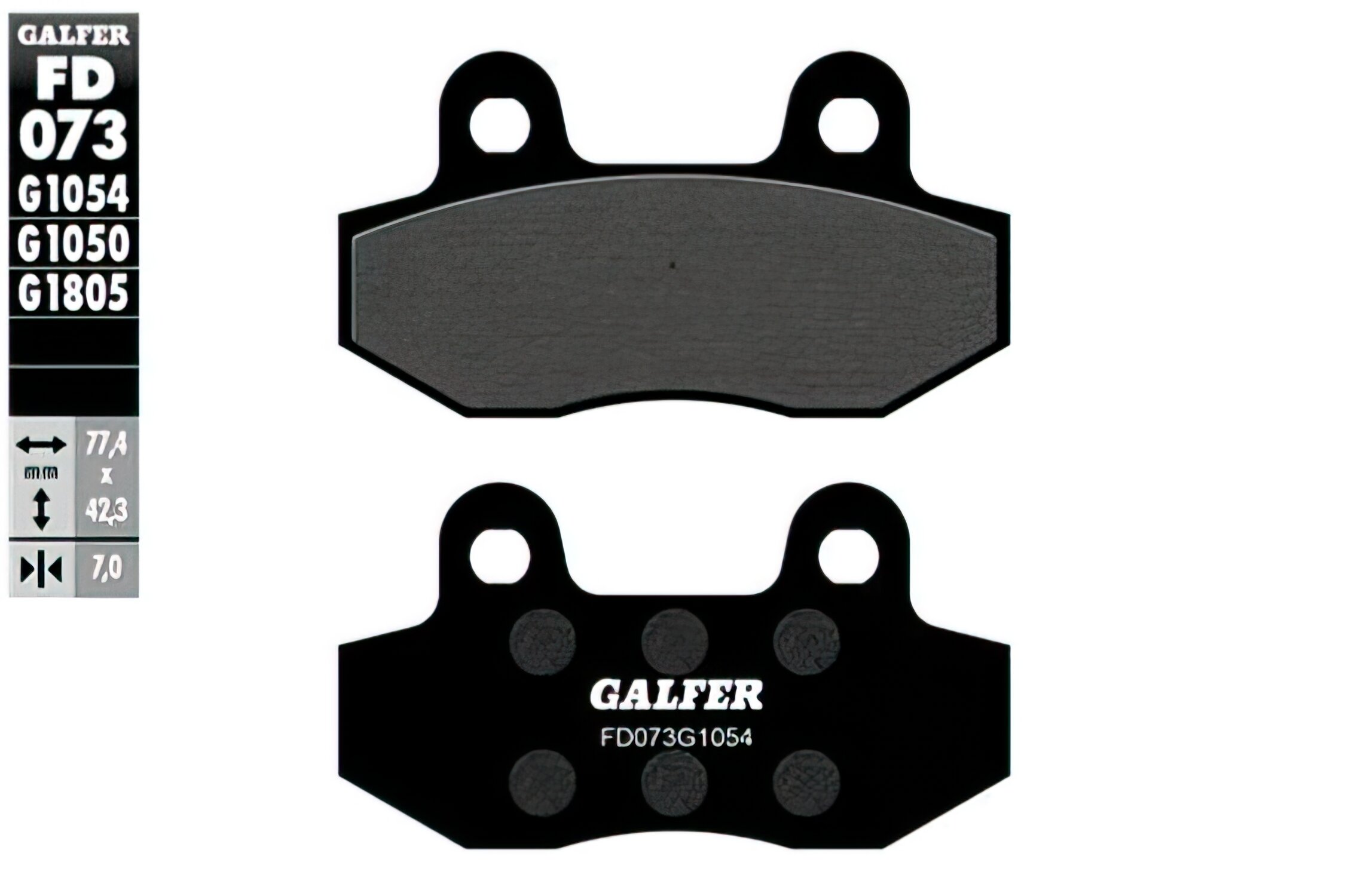 Image of Bremsbeläge Galfer organisch Peugeot Speedfight 3 & 4