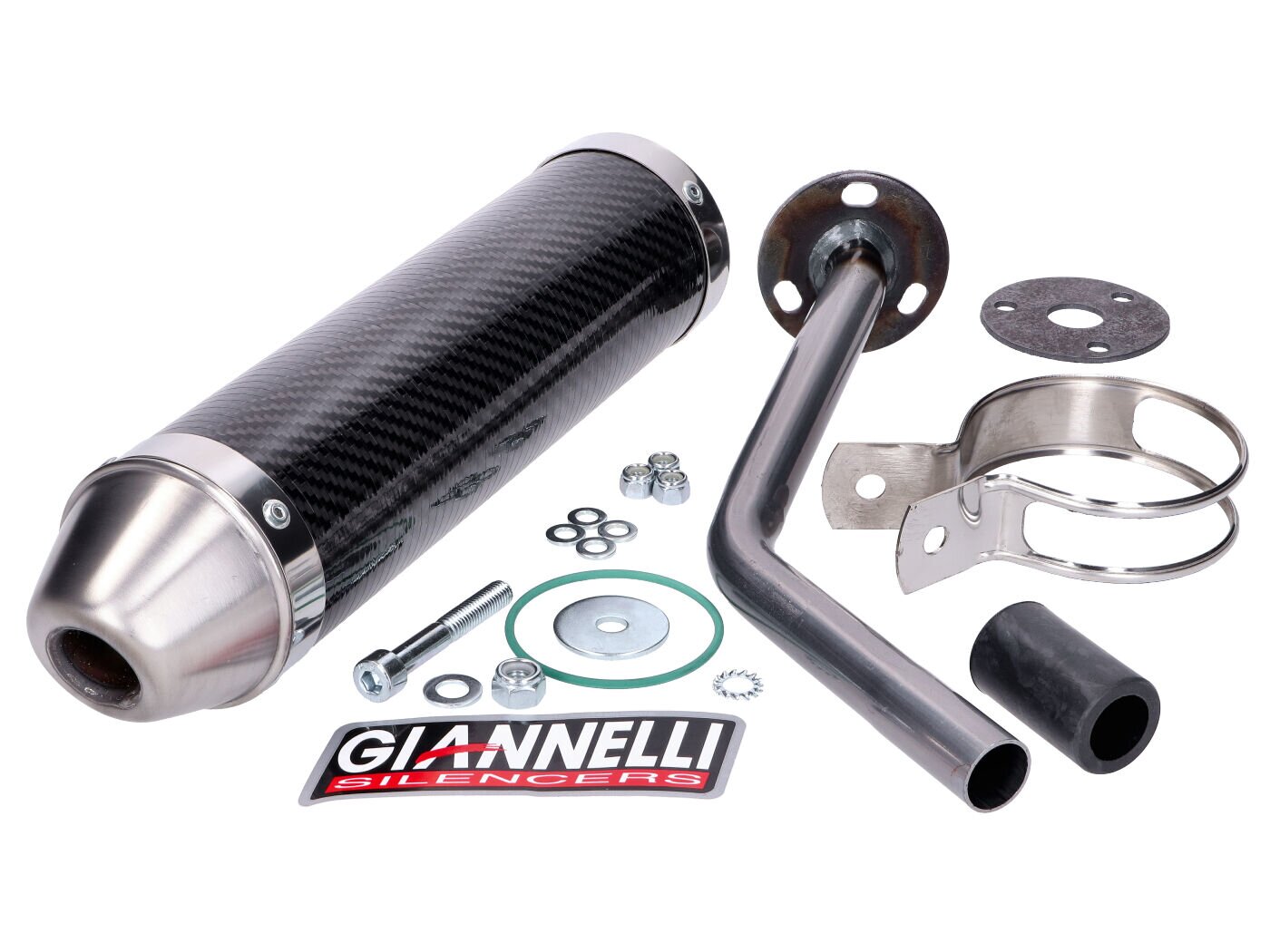 Image of Endschalldämpfer Giannelli Enduro Carbon Aprilia RX 50 1999 - 2004