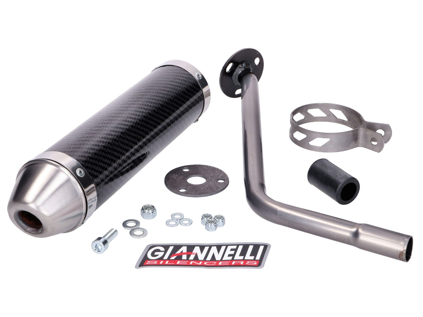 Image of Endschalldämpfer Giannelli Enduro Carbon Peugeot XP6 2006 - 2007