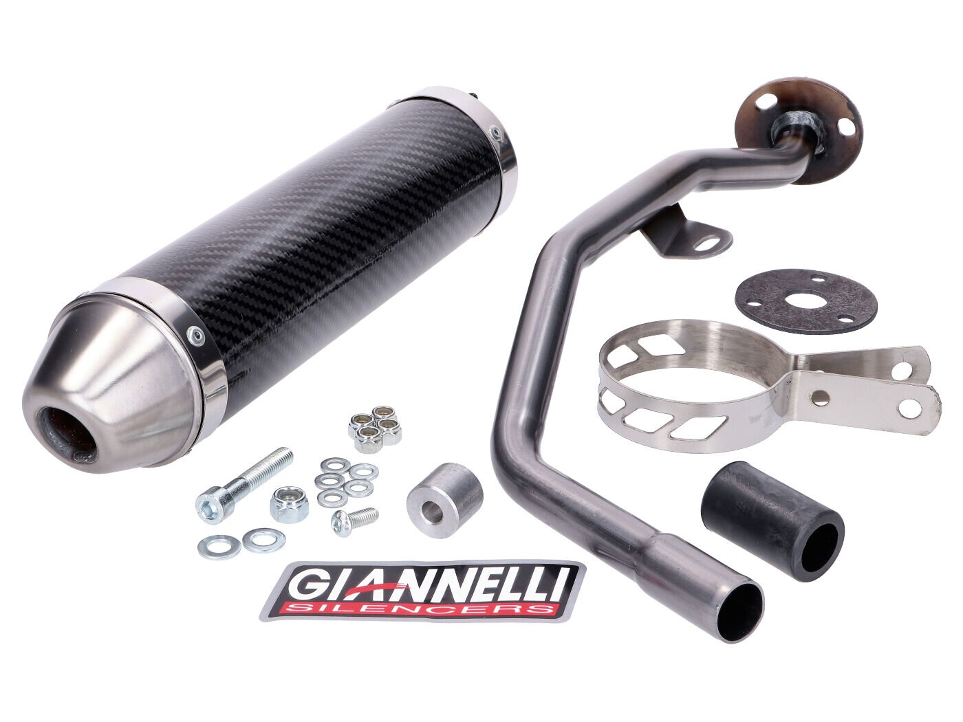 Image of Endschalldämpfer Giannelli Enduro Carbon Peugeot XPS 2006 - 2007