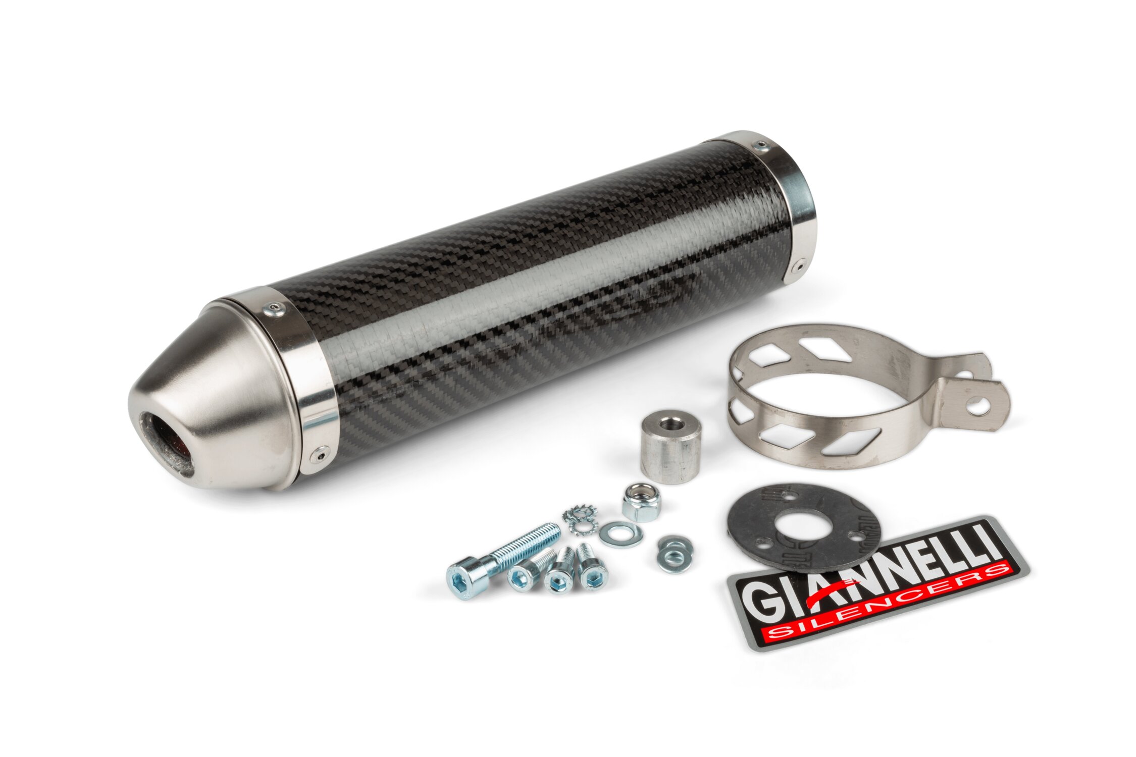 Image of Endschalldämpfer Giannelli Enduro Carbon Derbi Senda X-Treme