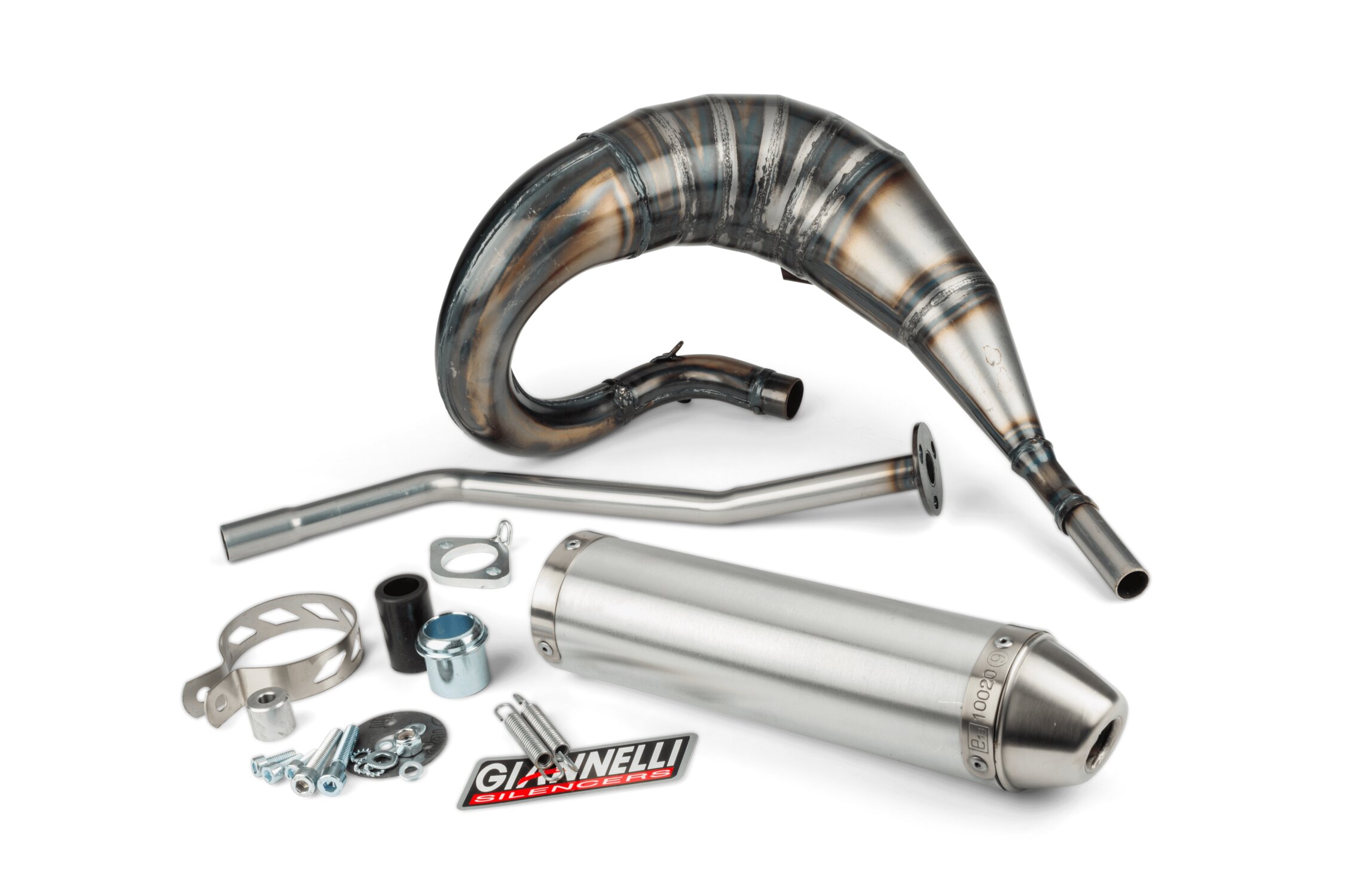 Image of Auspuff mit ESD Giannelli Enduro Alu Derbi Senda X-Treme
