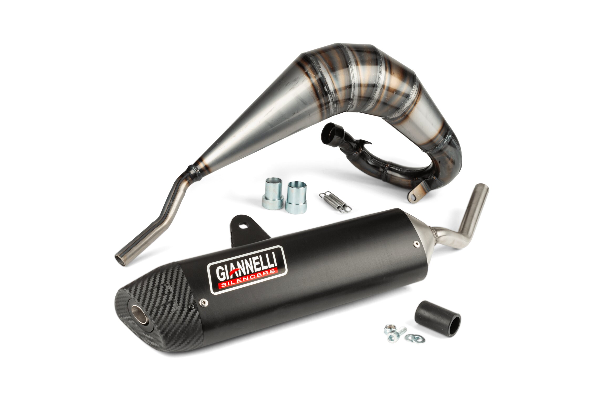Image of Auspuff mit ESD Giannelli Enduro schwarz Fantic Motor XE Euro 5