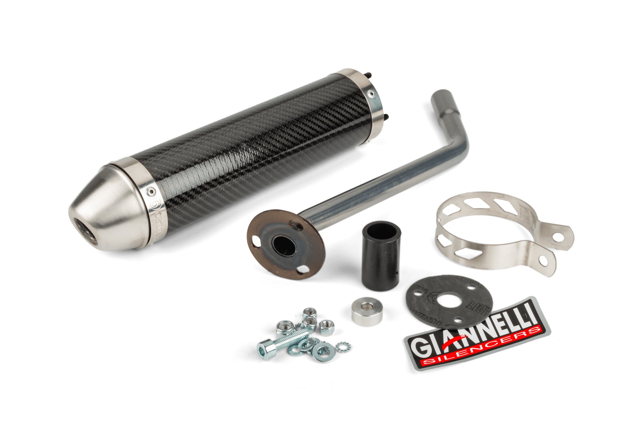Image of Endschalldämpfer Giannelli Enduro Carbon Beta RR 50 Motard 2012-2016