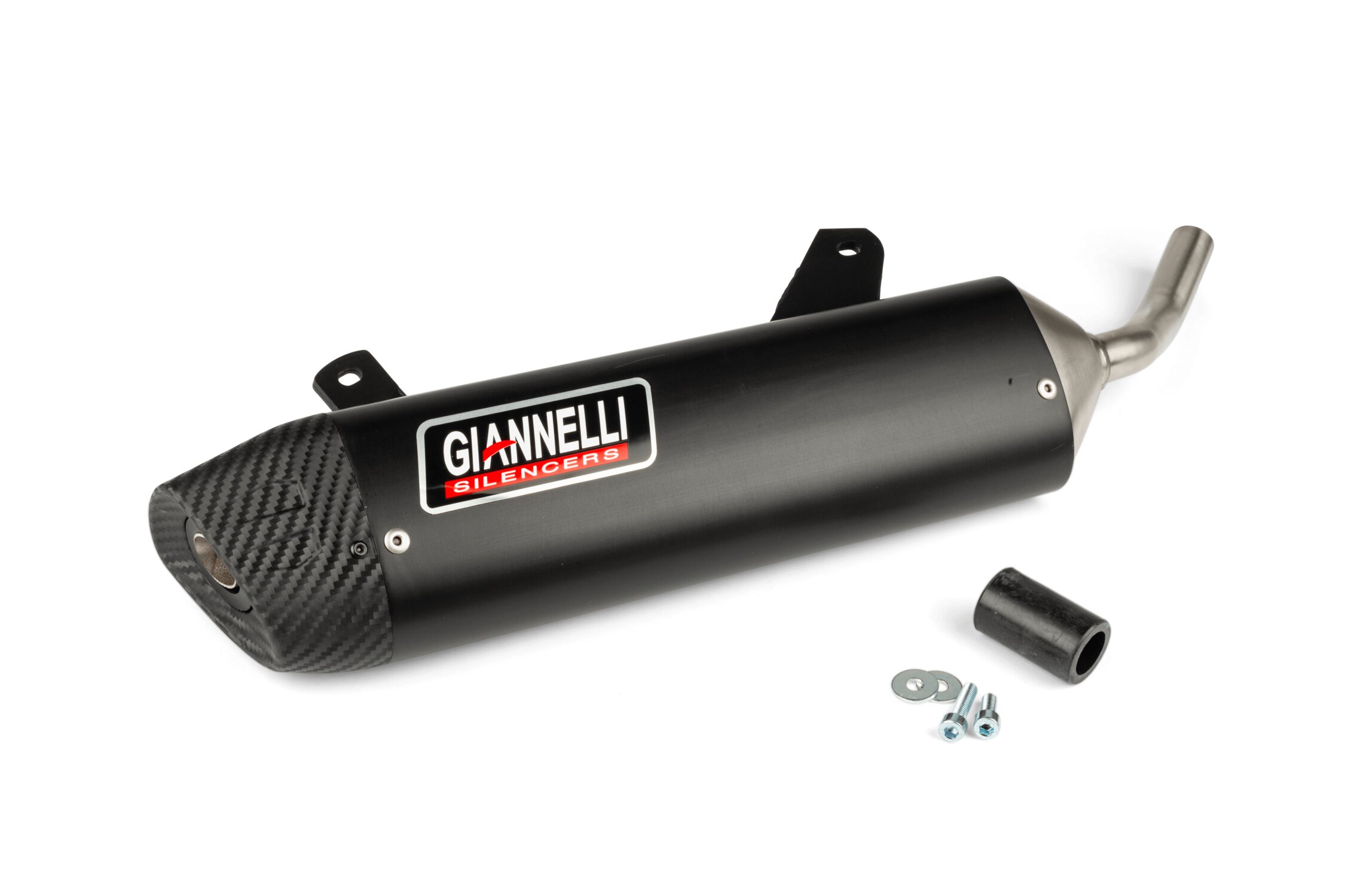 Image of Endschalldämpfer Giannelli Enduro Sonic Alu Black Vent Derapage Euro 5