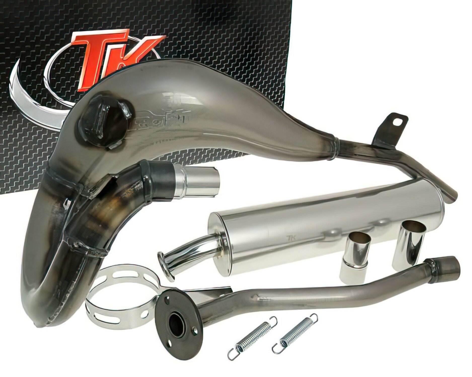 Image of Auspuff Turbo Kit Lacado Upper Gilera GSM / H@k (Morini)