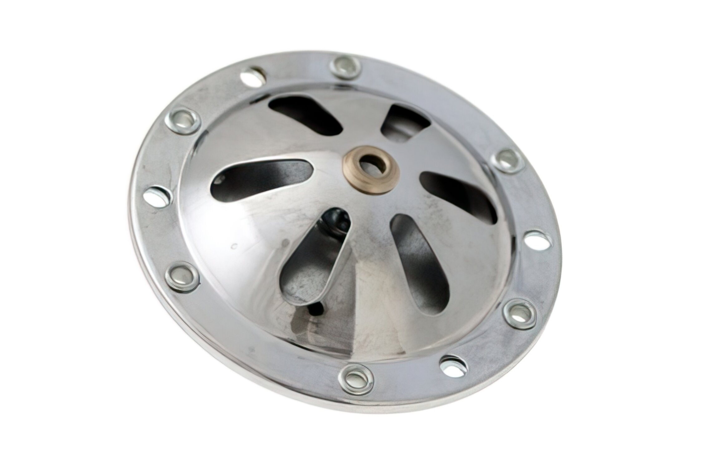 Image of Hupe mit Batterie RMS 72mm 6V AC chrom Vespa 150cc (VL3-VB1)