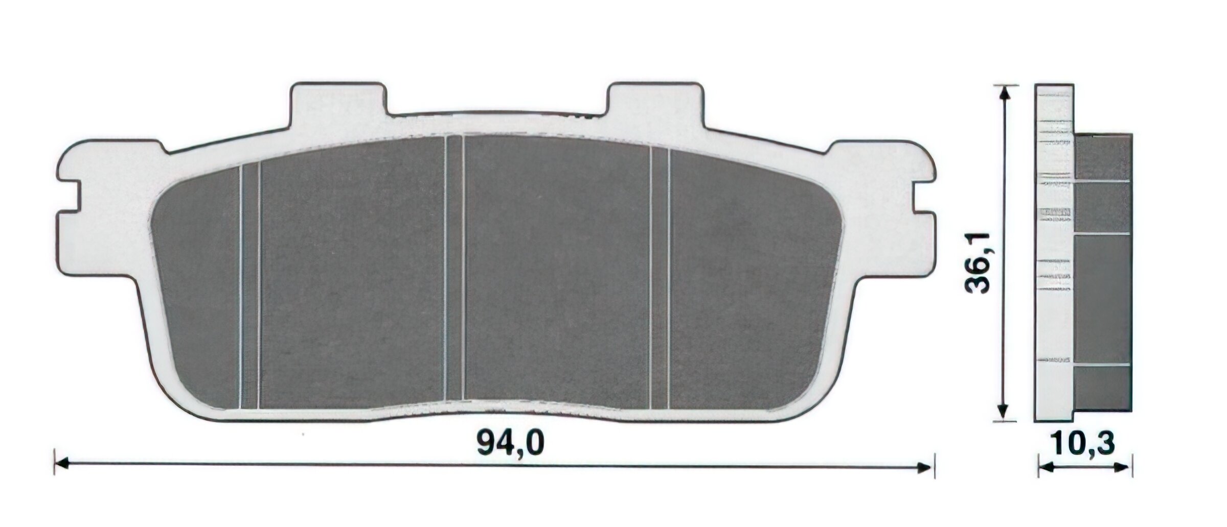 Image of Bremsbeläge Sym Joy Ride 125 - 200