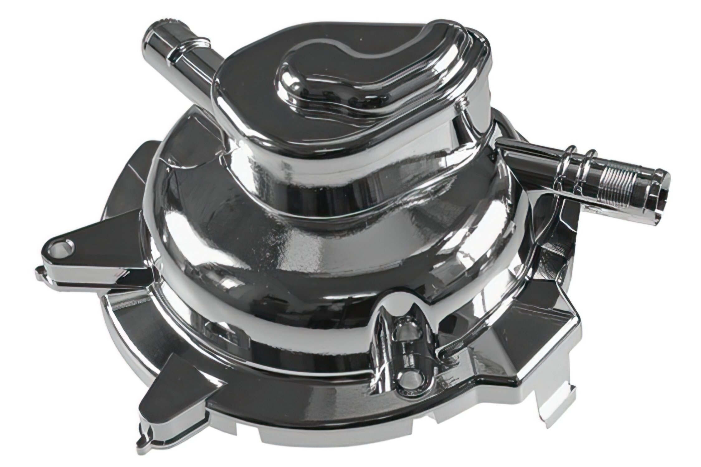 Image of Wasserpumpe komplett mit Abdeckung chrom Peugeot stehend LC