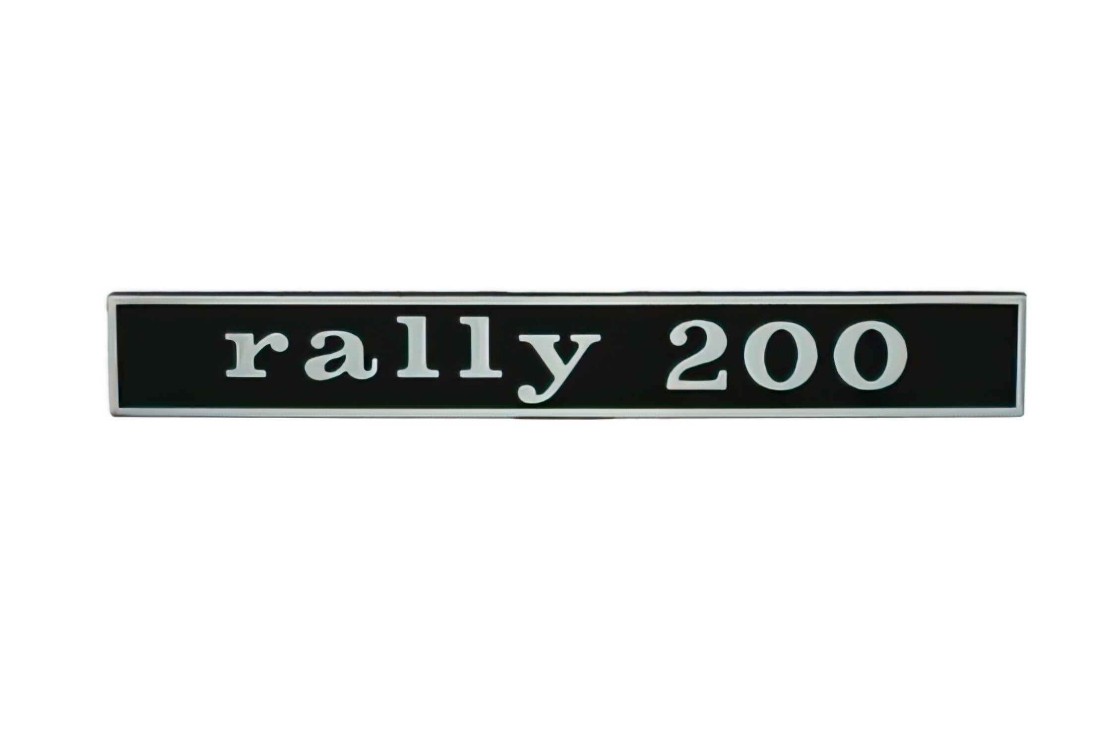 Image of Emblem Vespa Rally 200cc schwarz / chrom