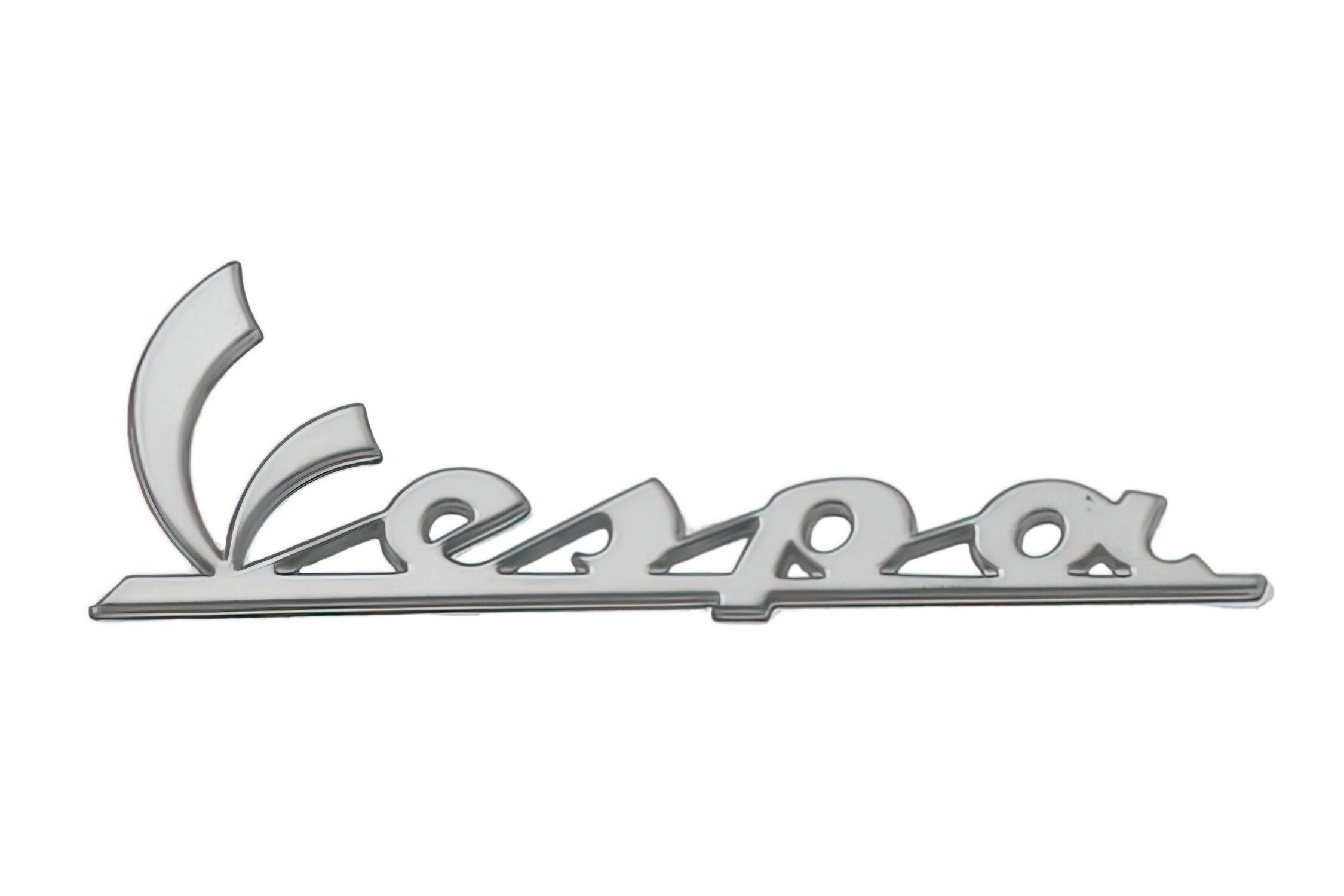 Image of Emblem Vespa 2011 chrom 100mm x 35mm