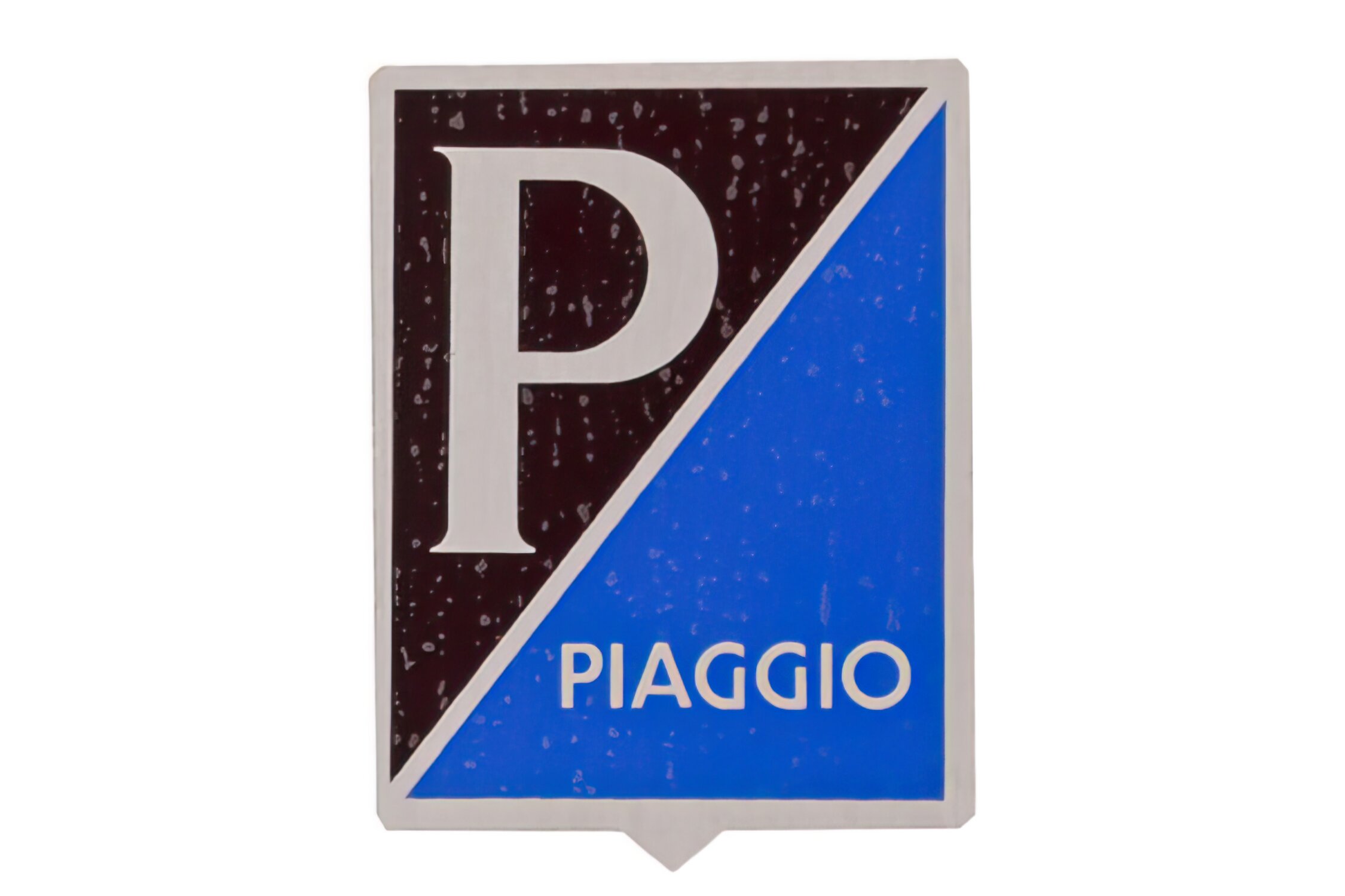 Image of Emblem Piaggio schwarz / blau