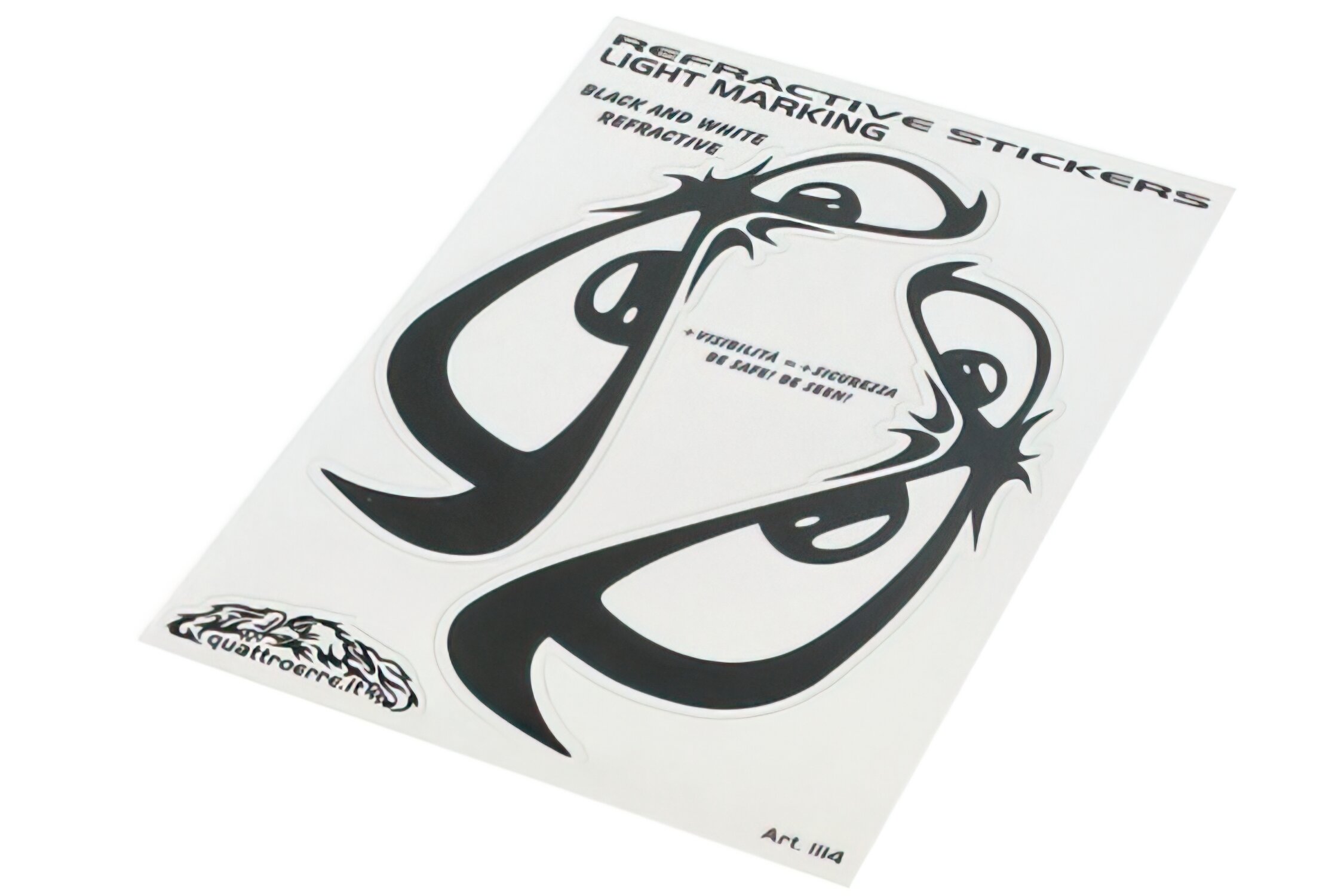 Image of Aufkleber / Sticker 3M Evil Eyes schwarz weiß