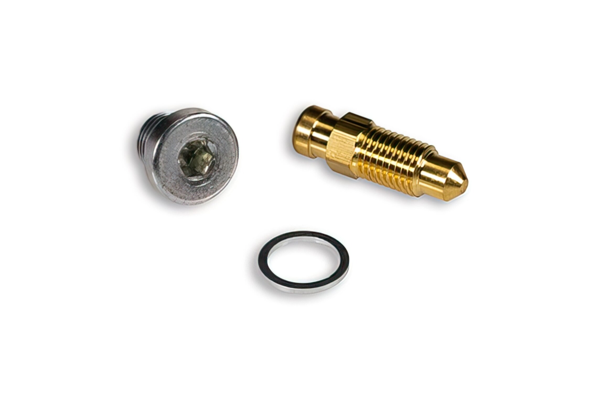 Image of Temperaturgeber Deckel + Ölablassschraube Malossi MHR Team