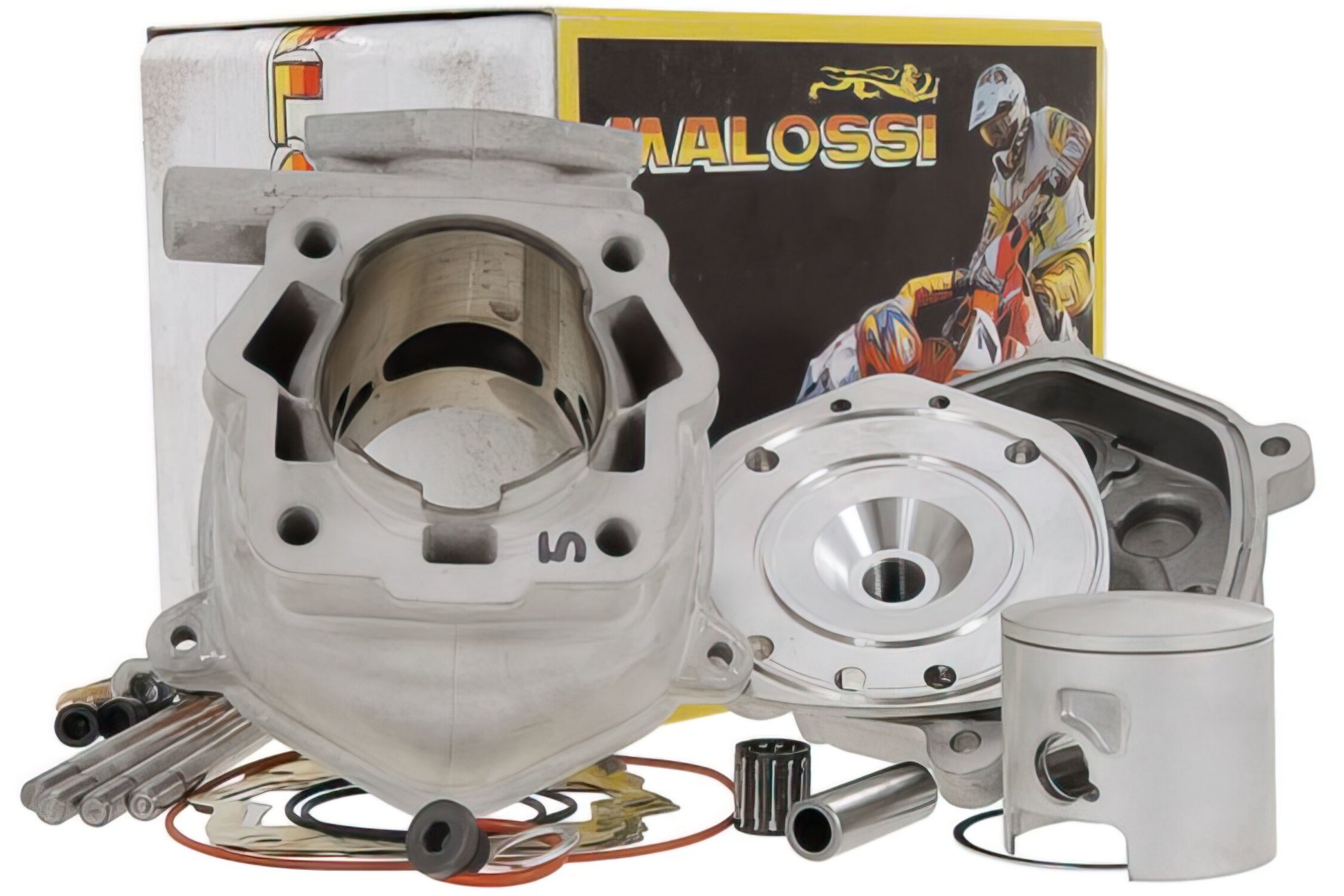 Image of Zylinder Kit Malossi MHR TEAM 80cc, Derbi Euro 2 (EBE / EBS)