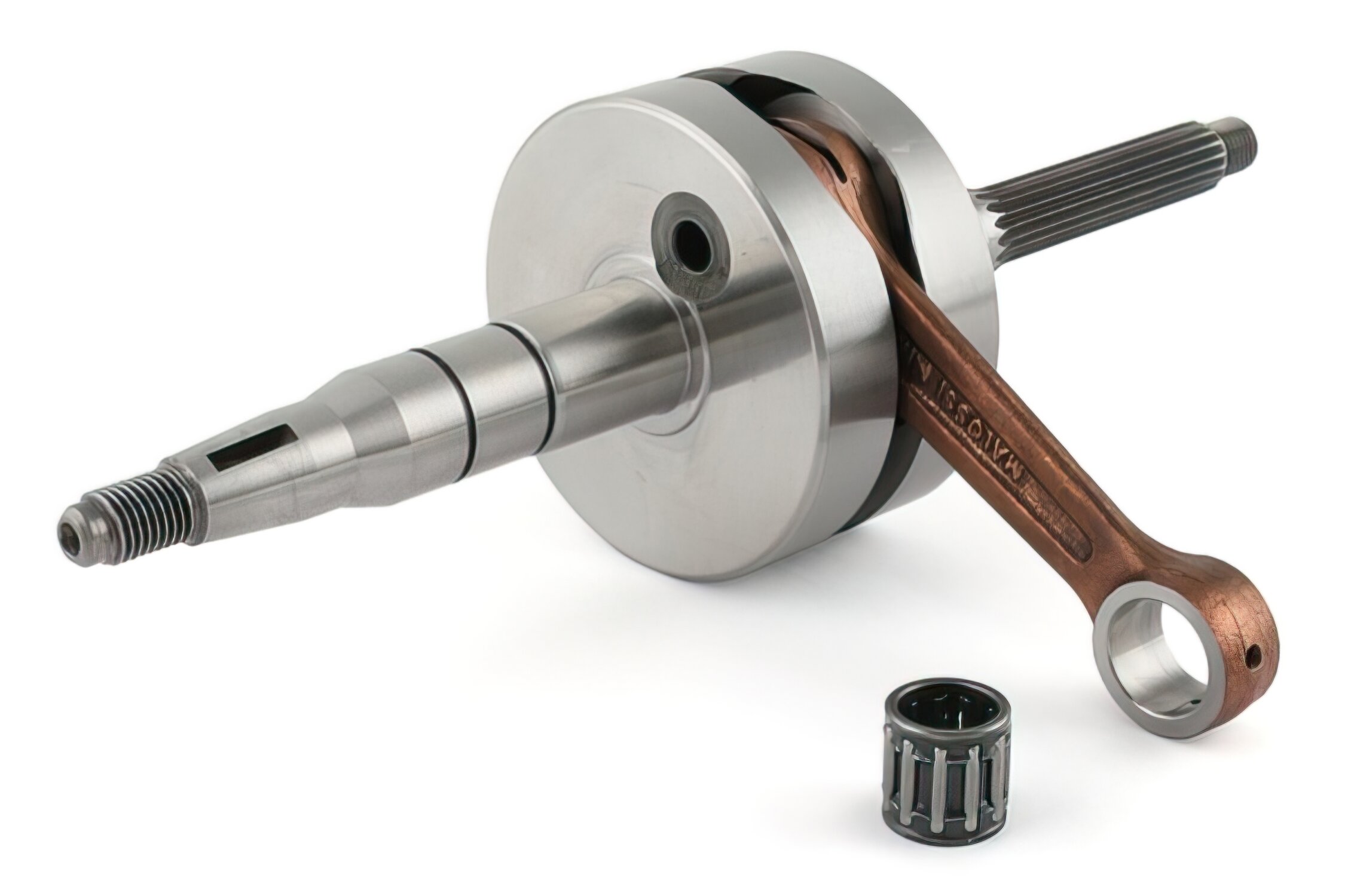 Image of Kurbelwelle Malossi MHR RHQ 12mm KoBo 85mm Pleuel Minarelli liegend