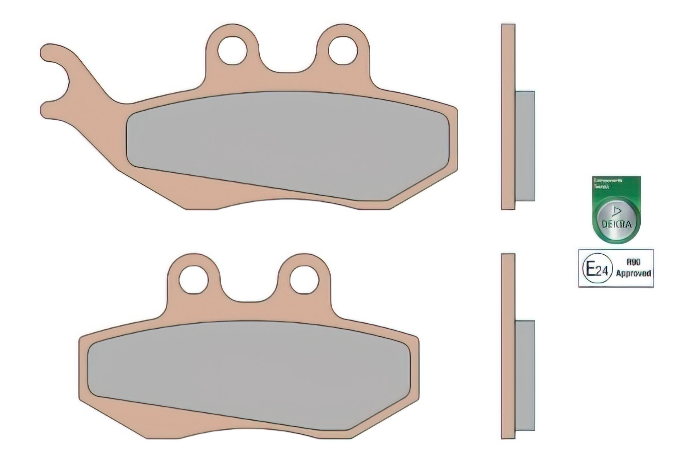 Image of Bremsbeläge Malossi MHR Synt Piaggio (Grimeca)
