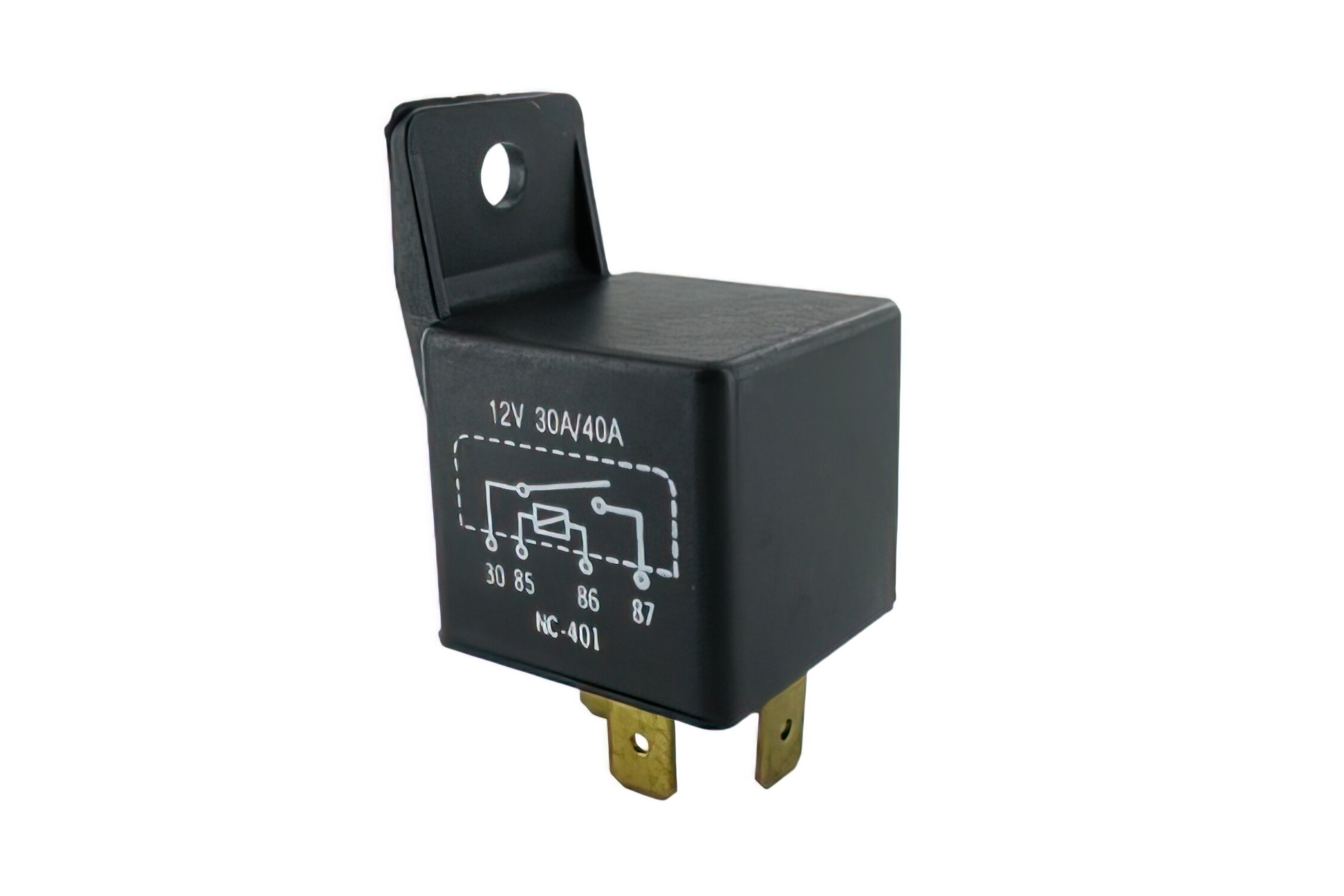 Image of Anlasserrelais 4 Pins / 12V 30A - 40A Yamaha / MBK / Peugeot