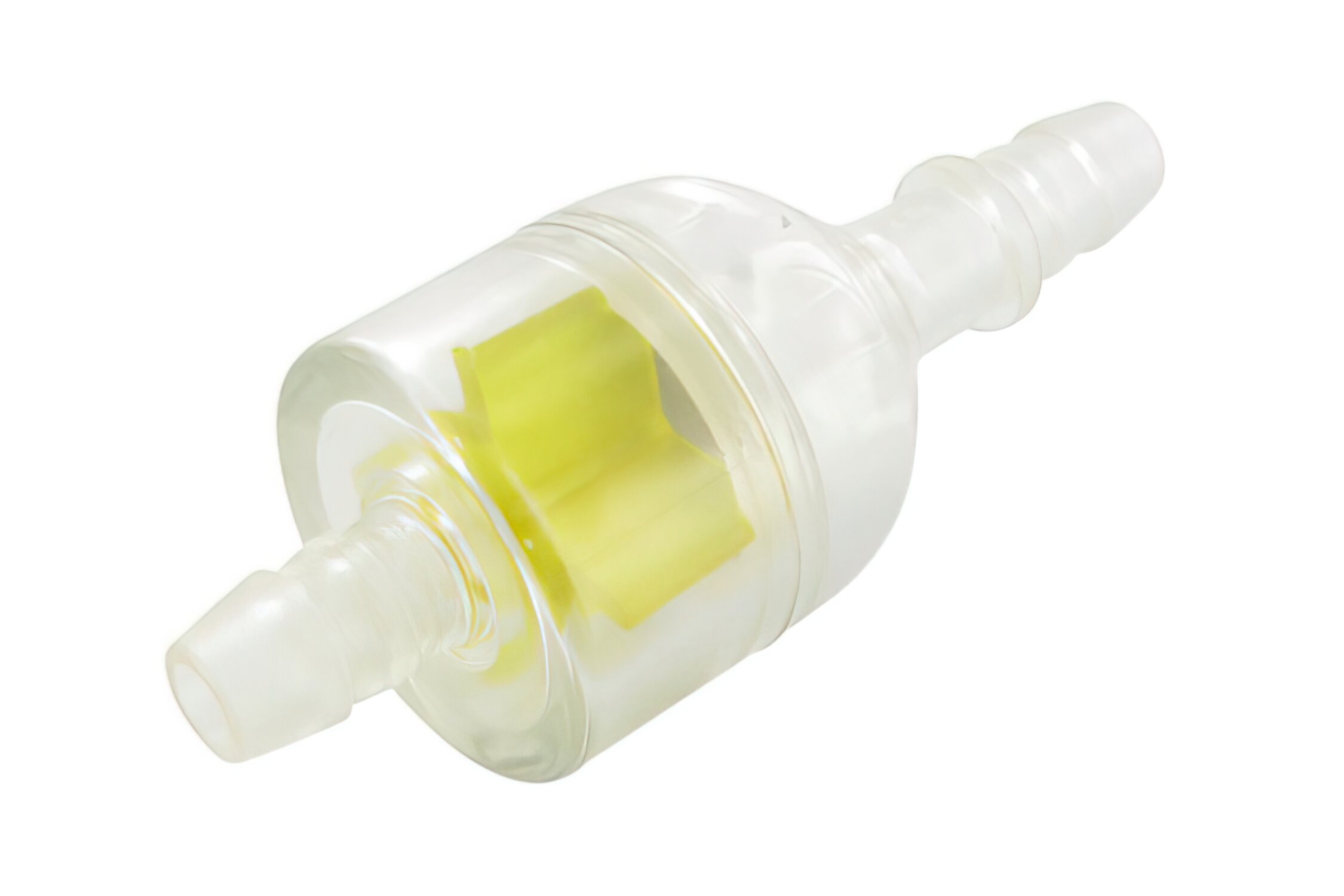 Image of Benzinfilter / Ölfilter Fast Flow II 7mm Anschluss gelb