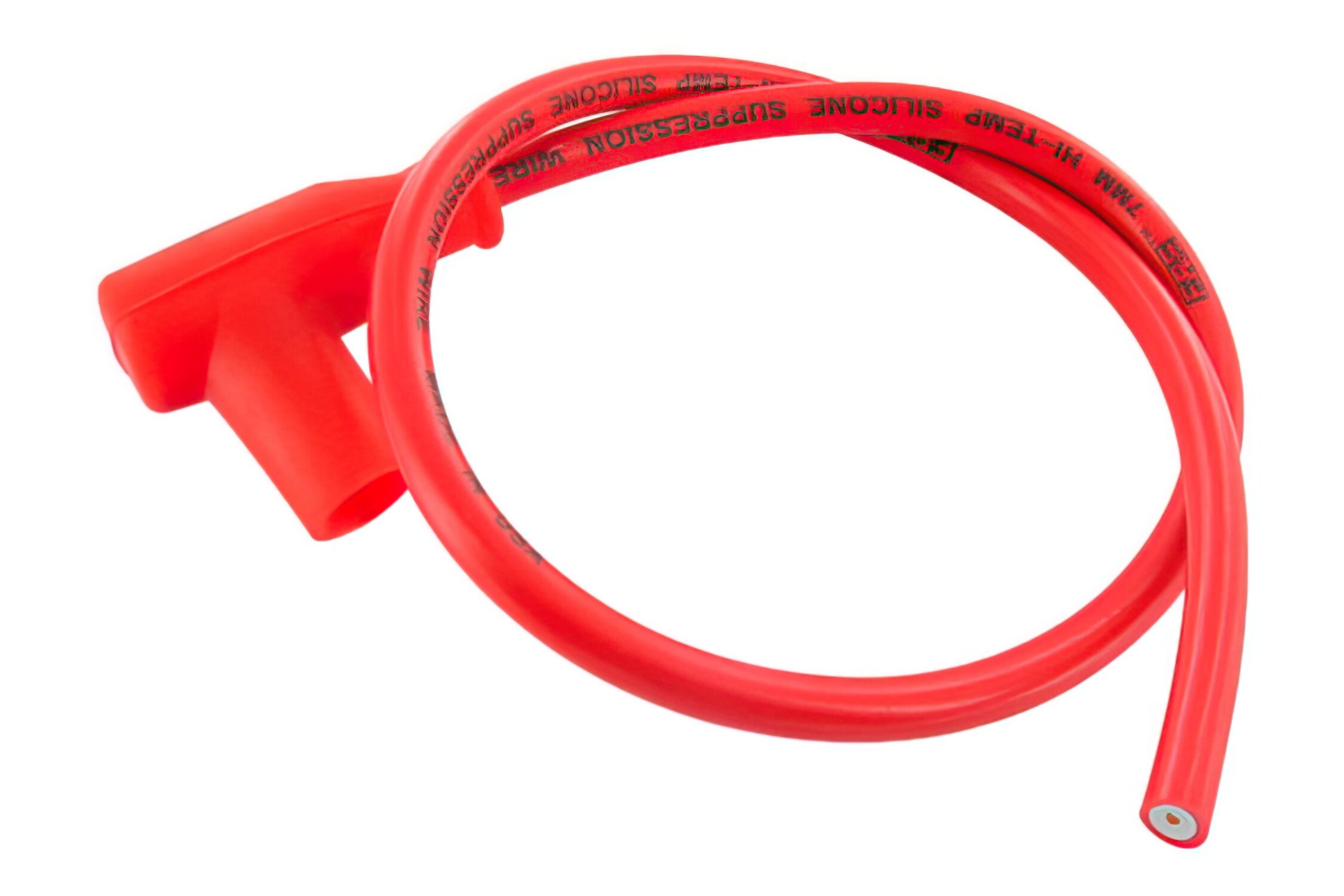 Image of Zündkerzenstecker mit Kabel RACING rot