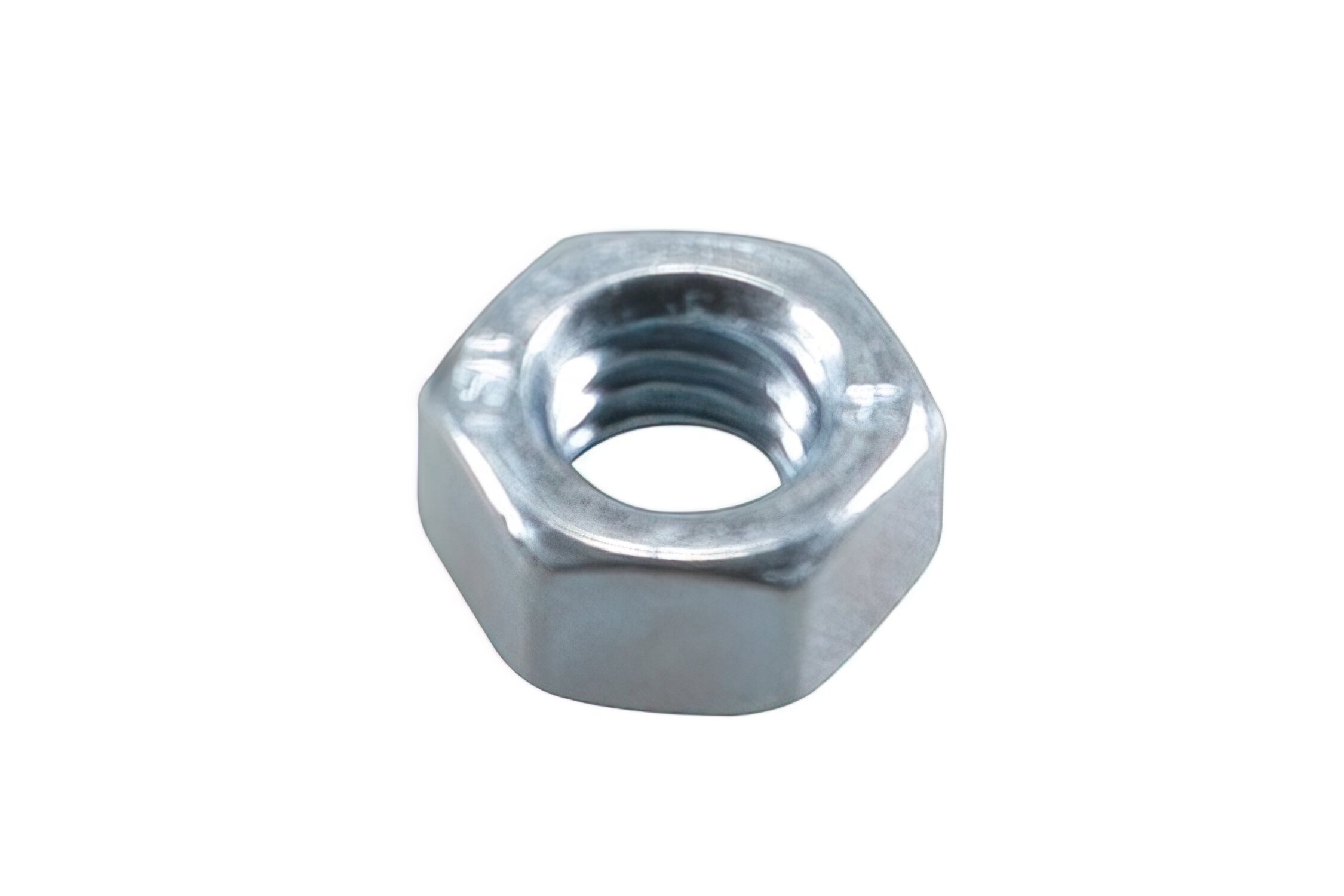 Image of Mutter M6x1 Regelgewinde DIN 934 Schlüsselweite 10 Stahl