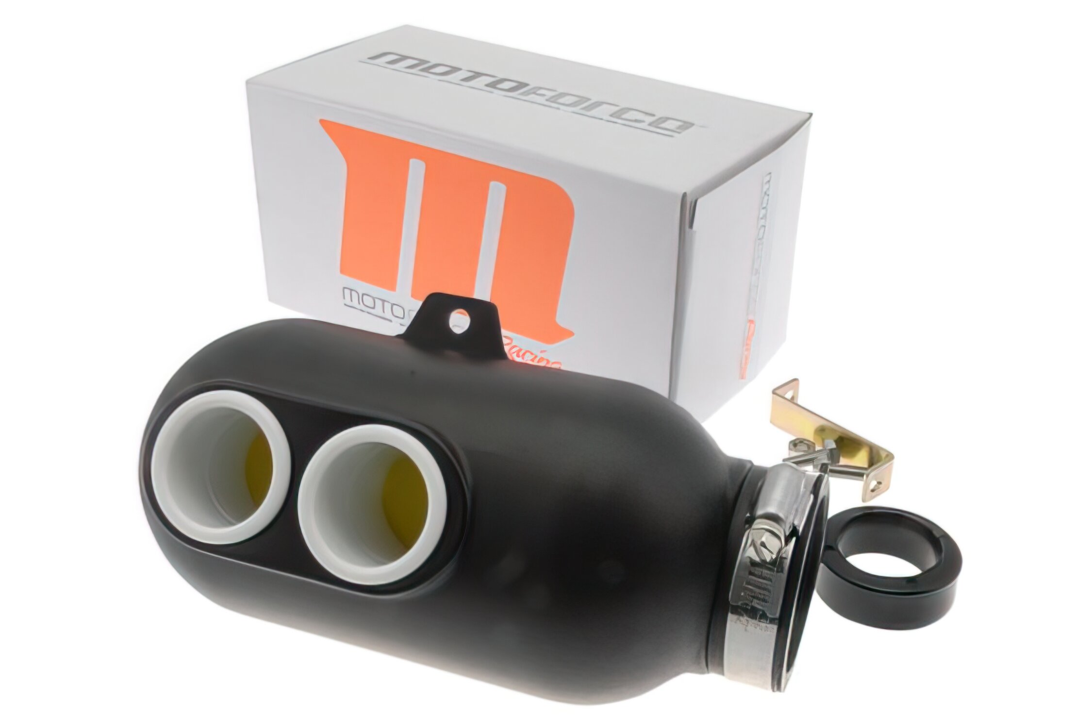 Image of Karting Airbox 28 / 35 / 46mm gerade schwarz