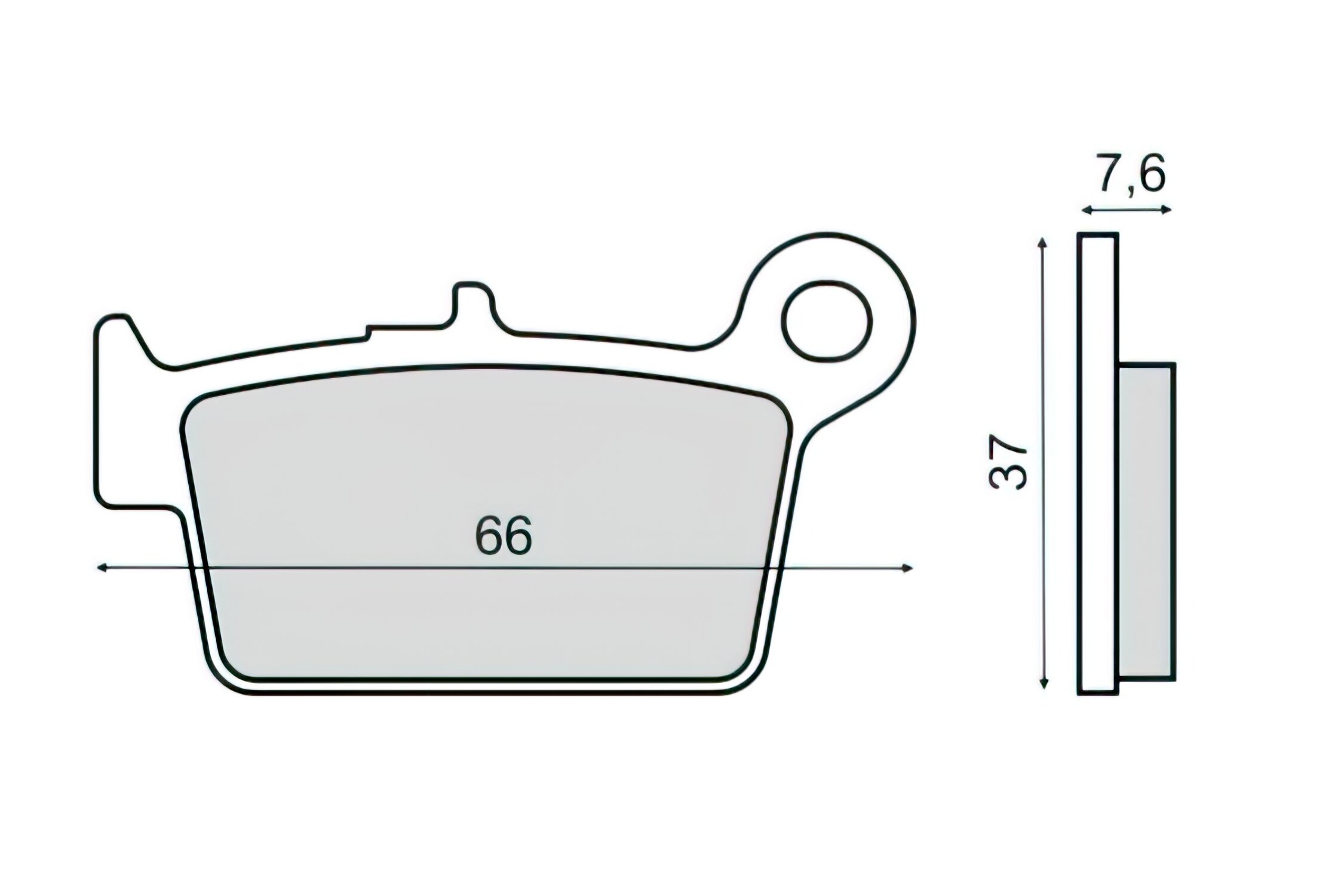 Image of Bremsbeläge Beta RR