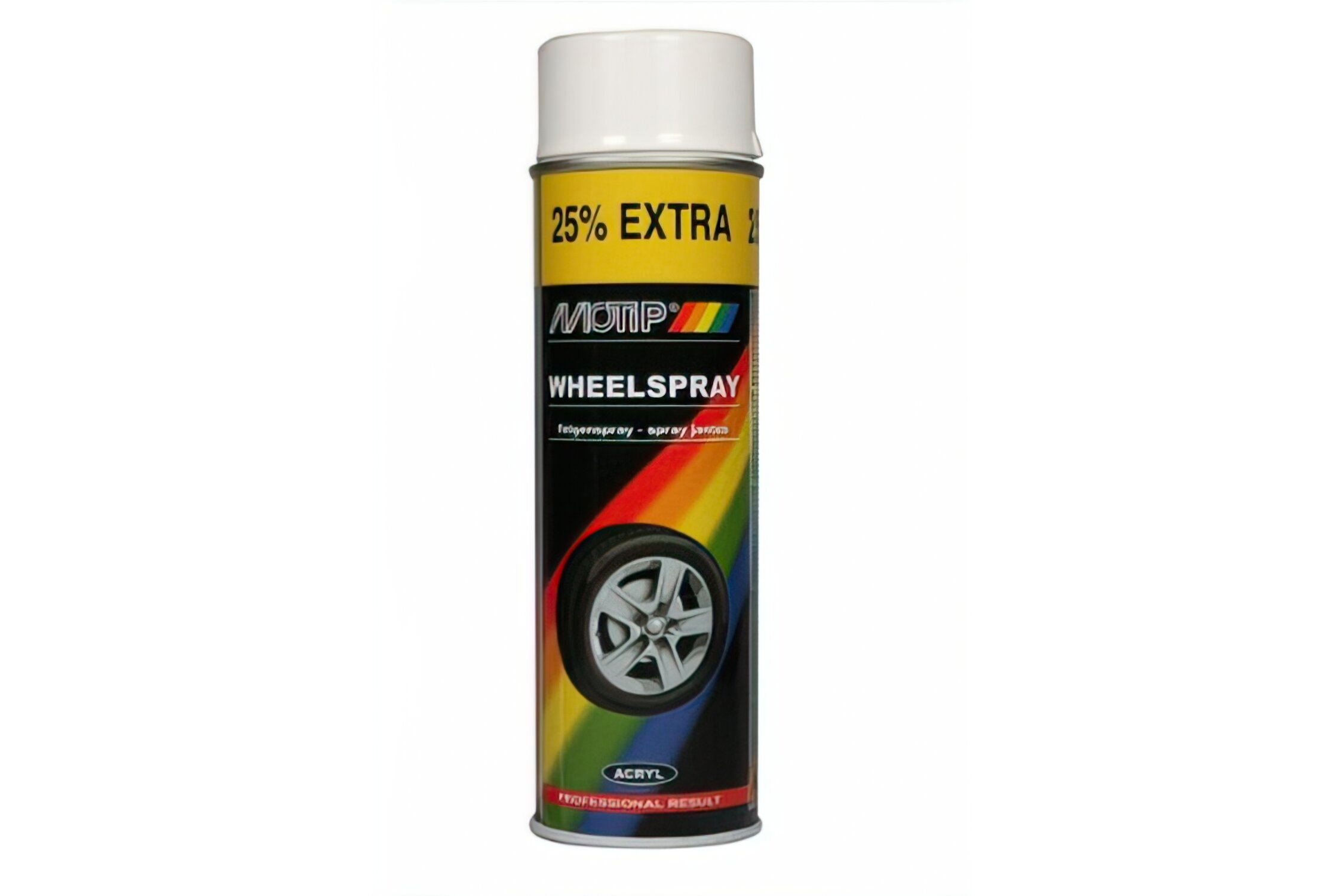 Image of Sprühlack Felgenspray Motip weiß 500ml