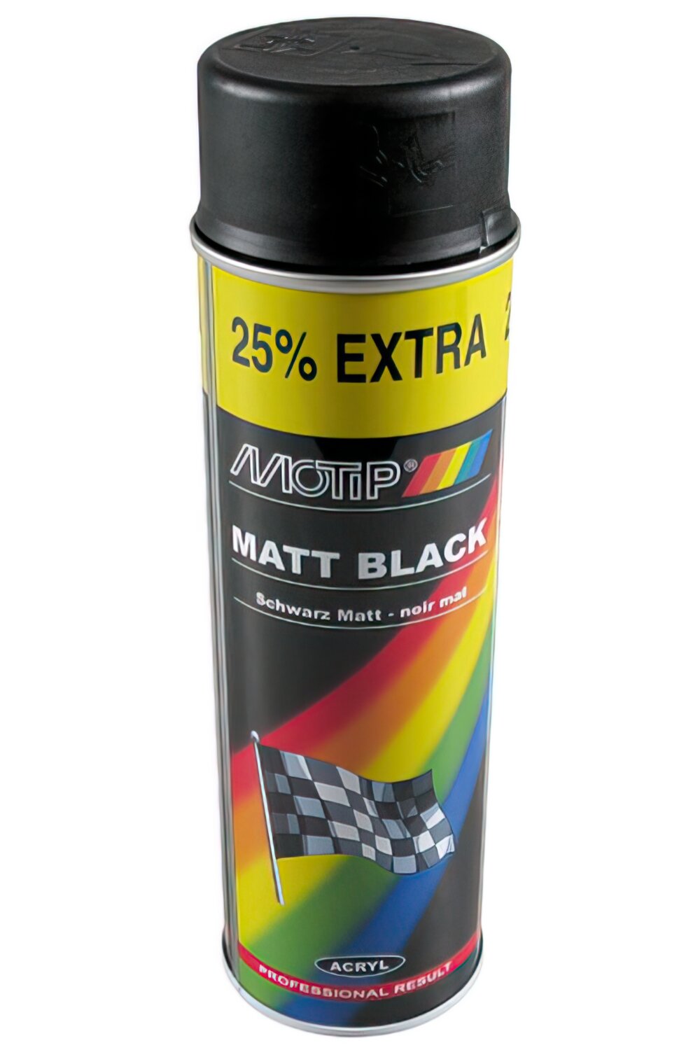 Image of Sprühlack Motip schwarz matt 500ml