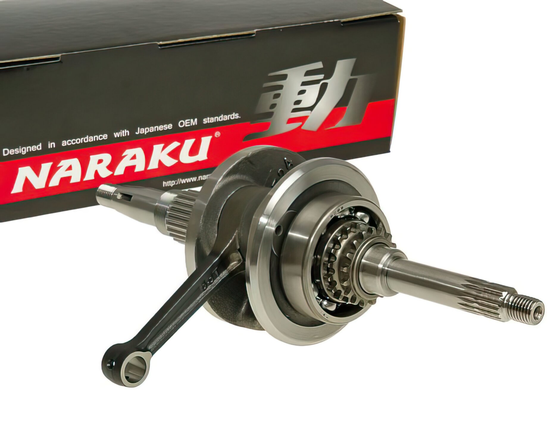 Image of Kurbelwelle Naraku für Yamaha, MBK 50ccm 4T